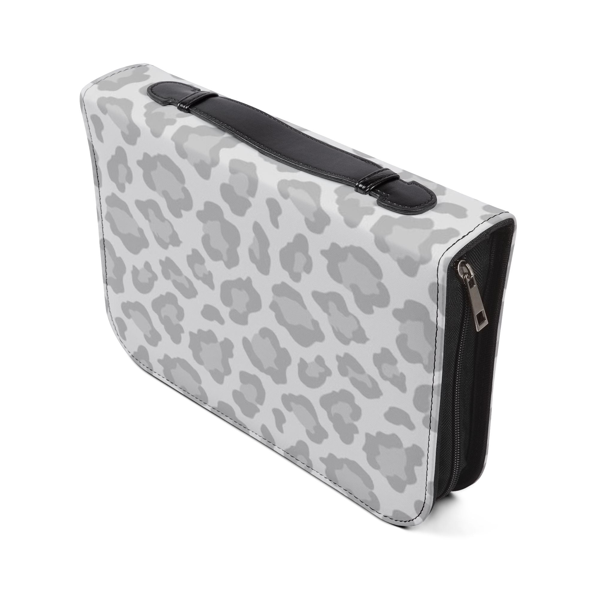Bible Cover — Minimal Black Heart Zippered Bible Cover