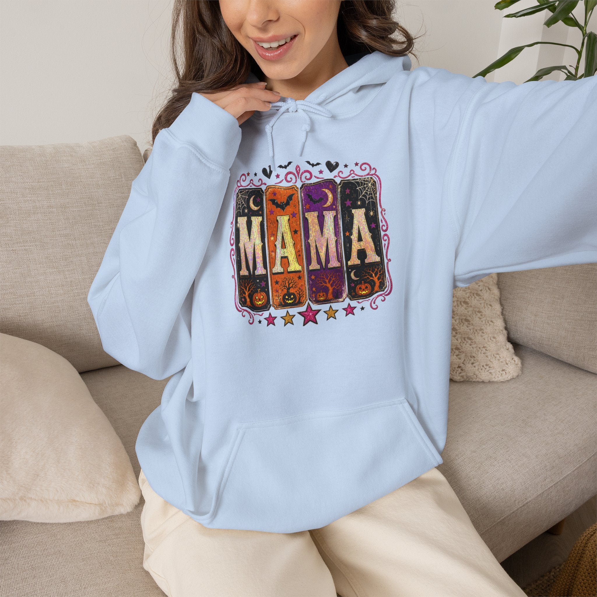 Mama Retro Hoodie — Vintage Letterpress Mother’s Day Sweatshirt