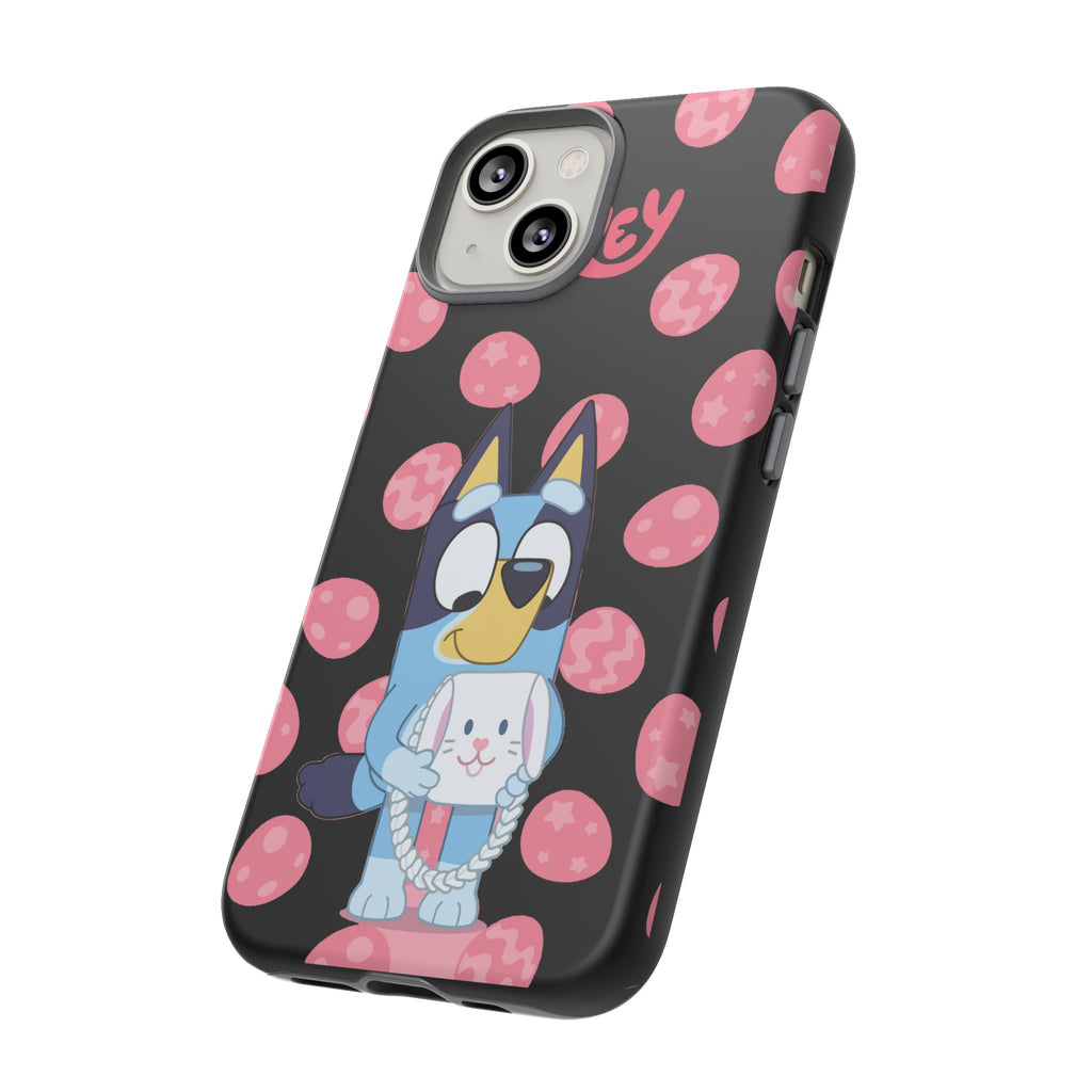 Bluey Holding Bunny phone case | Cute cartoon character phone case