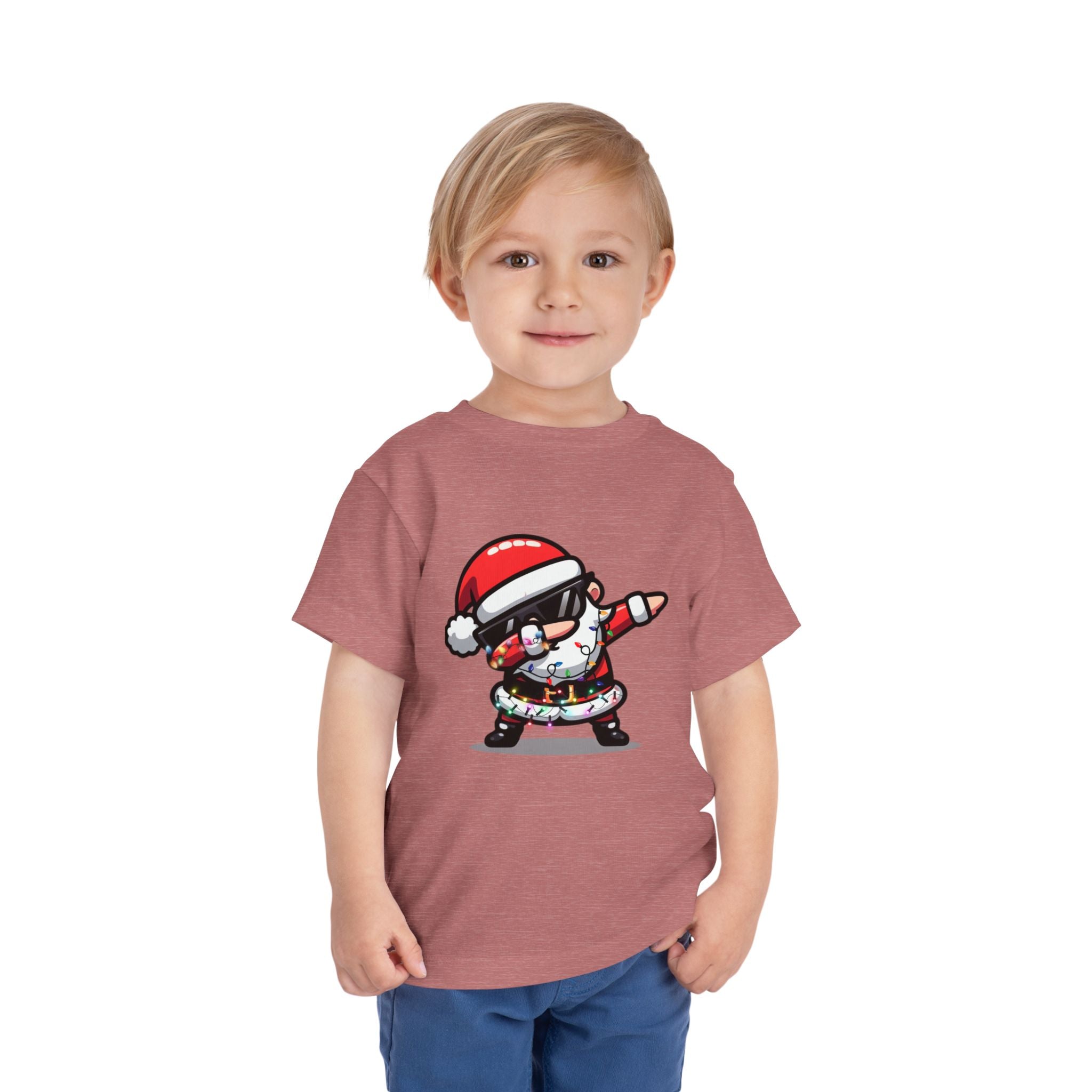 Toddler Tee — Dabbing Santa Holiday Kids Shirt