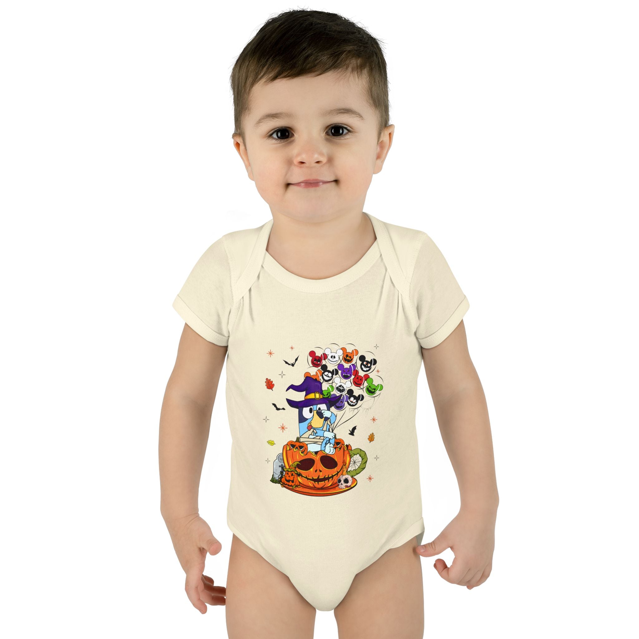 Infant Halloween Witch Pumpkin Bodysuit – Cute Baby Trick-or-Treat Costume