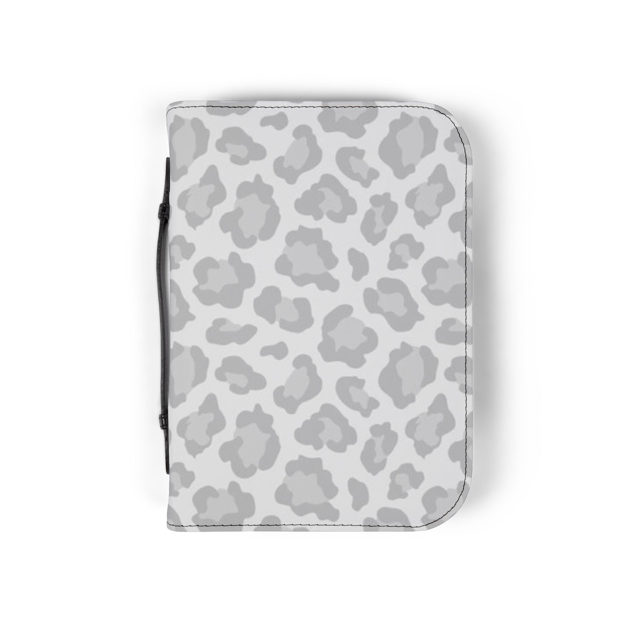 Bible Cover — Minimal Black Heart Zippered Bible Cover