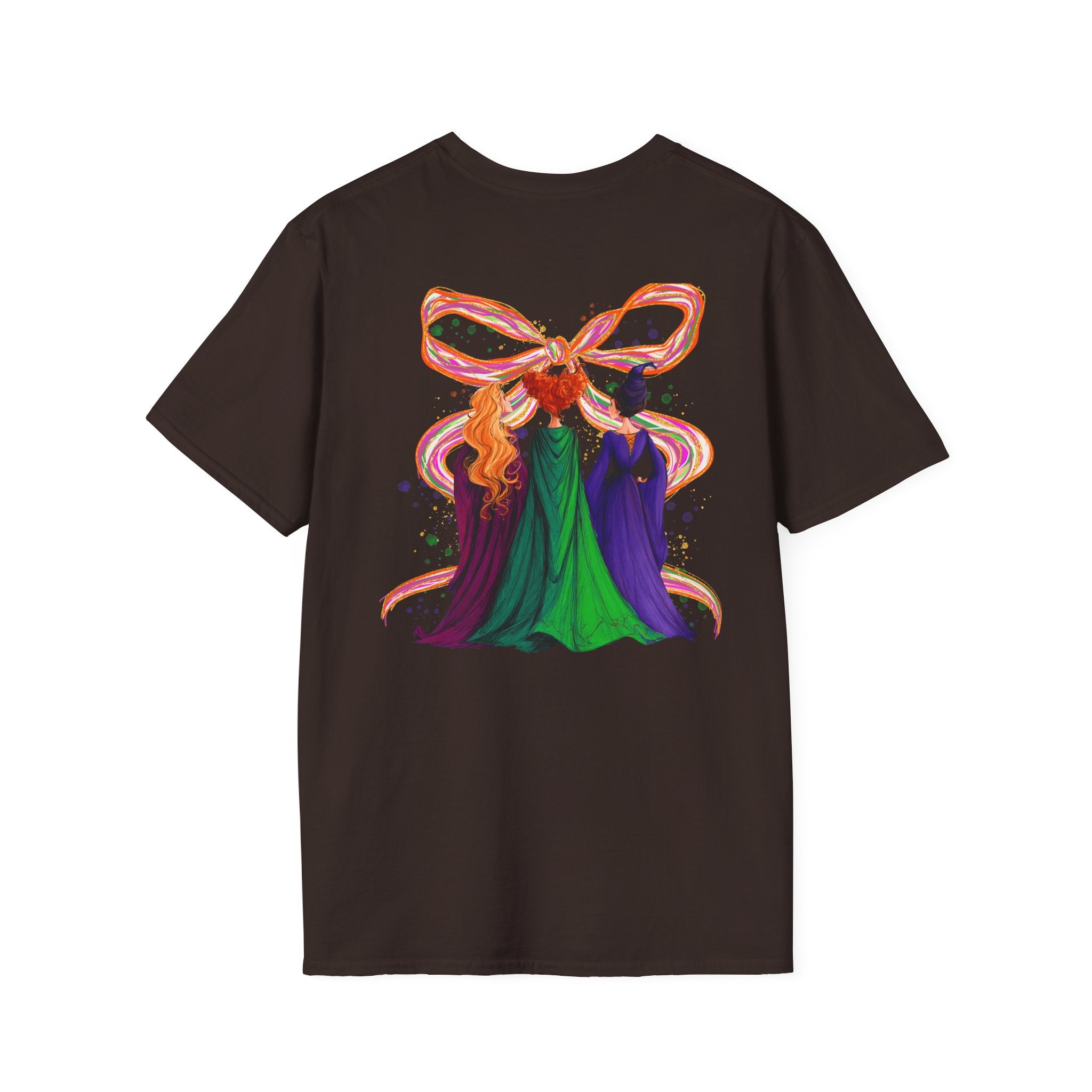 Hocus Pocus Halloween T‑Shirt — Colorful Witch Sisters Movie Tribute