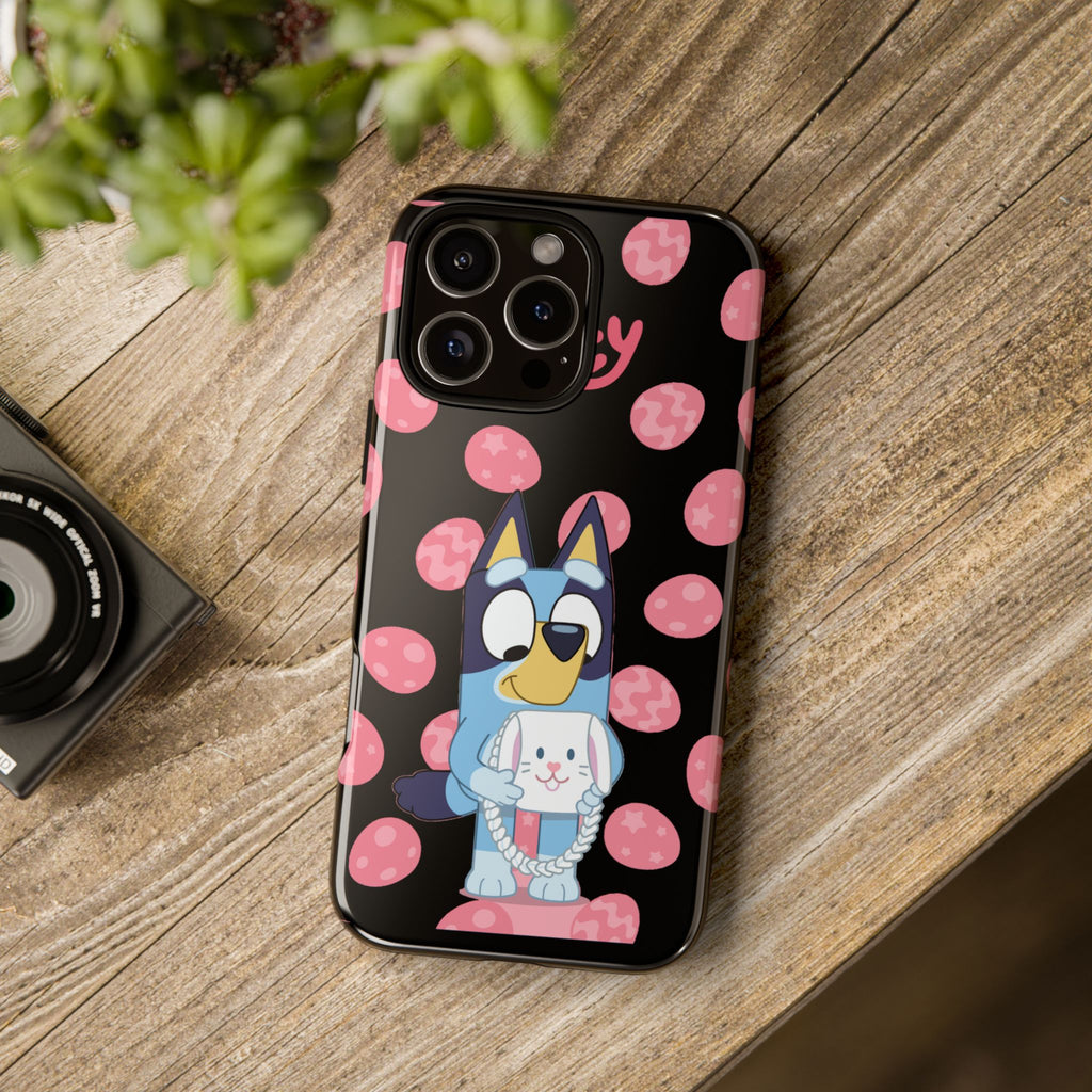 Bluey Holding Bunny phone case | Cute cartoon character phone case