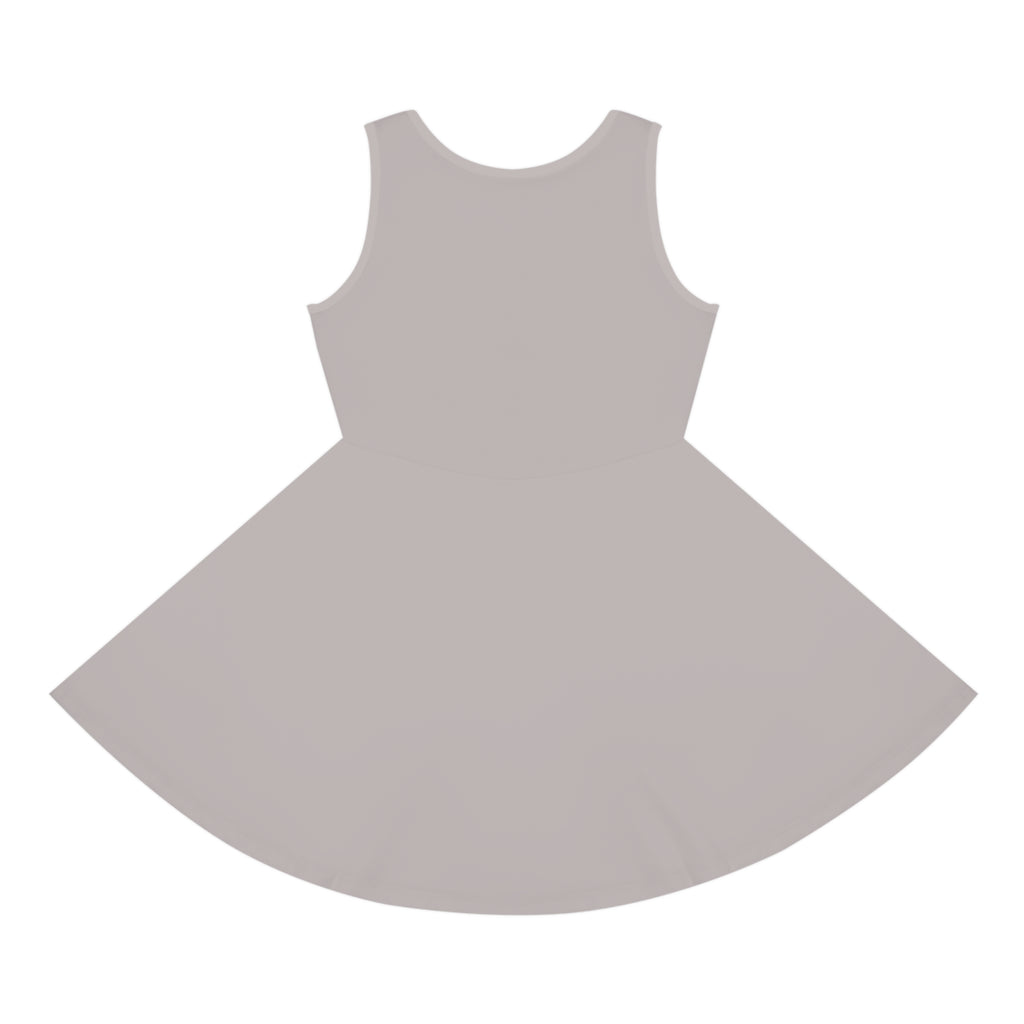 Girls' Halloween Black Cat Sundress — Vintage Pumpkin Party Dress