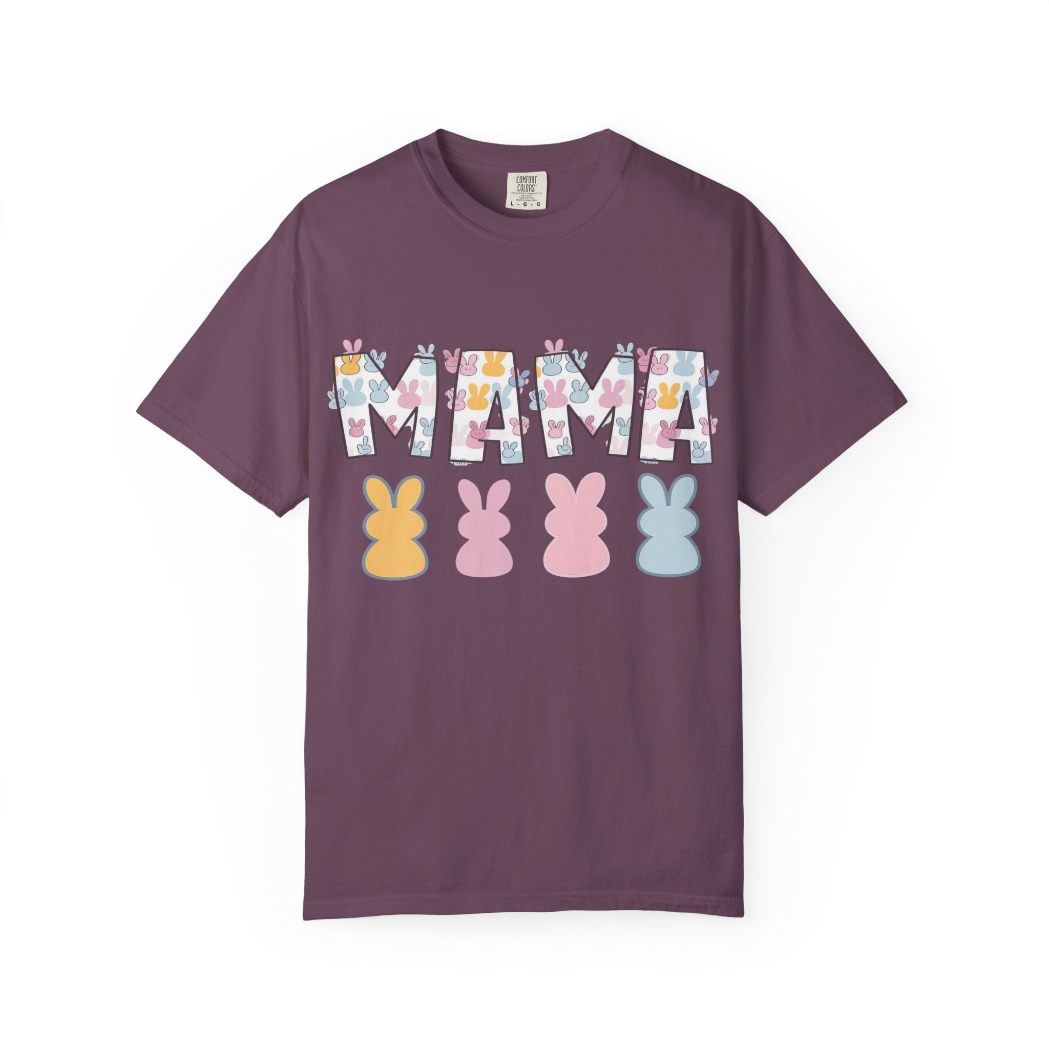 Mama Floral Peep Tee — Easter Bunny Pastel Mother's Day T-Shirt