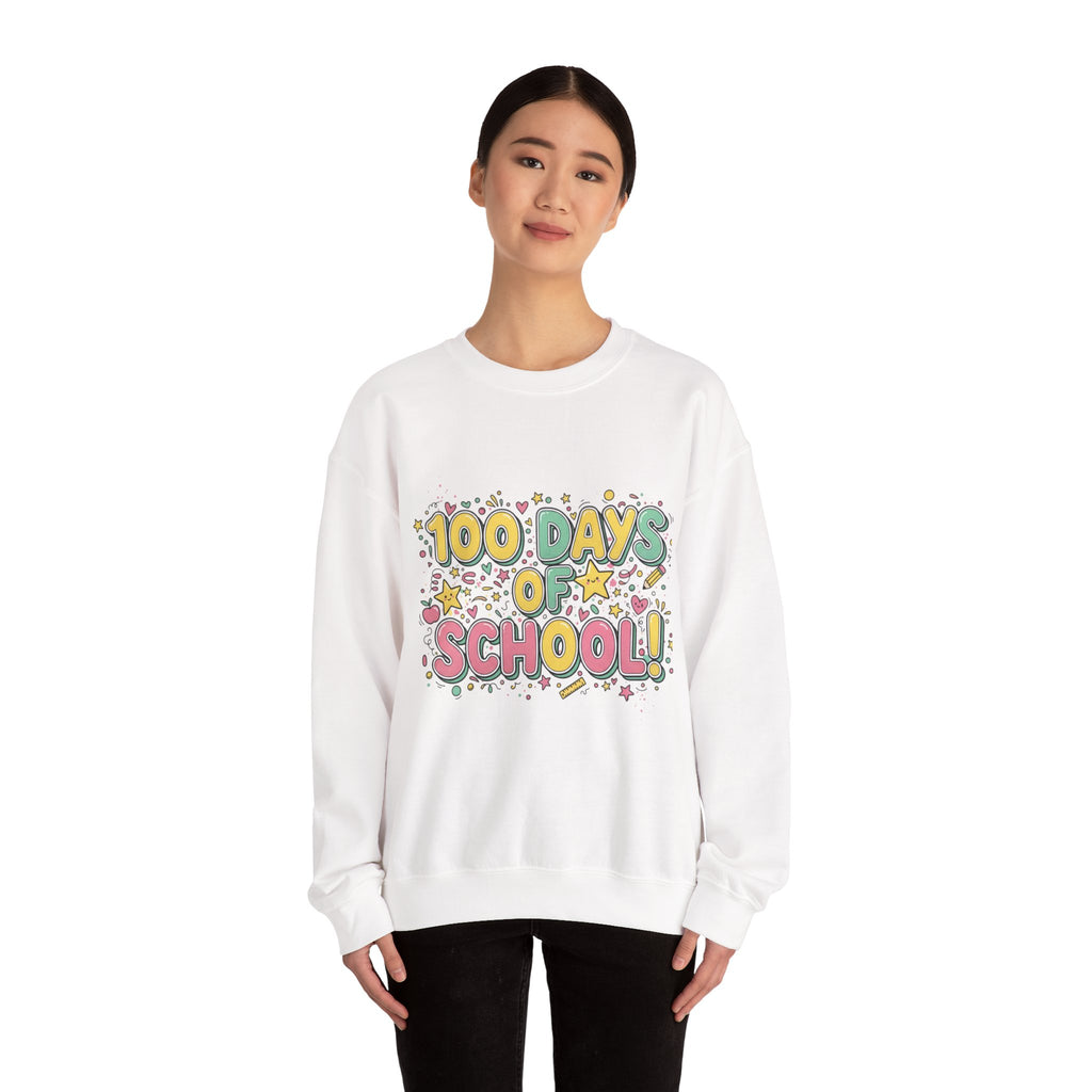 Unisex Heavy Blend™ Crewneck Sweatshirt | 100 Days of school