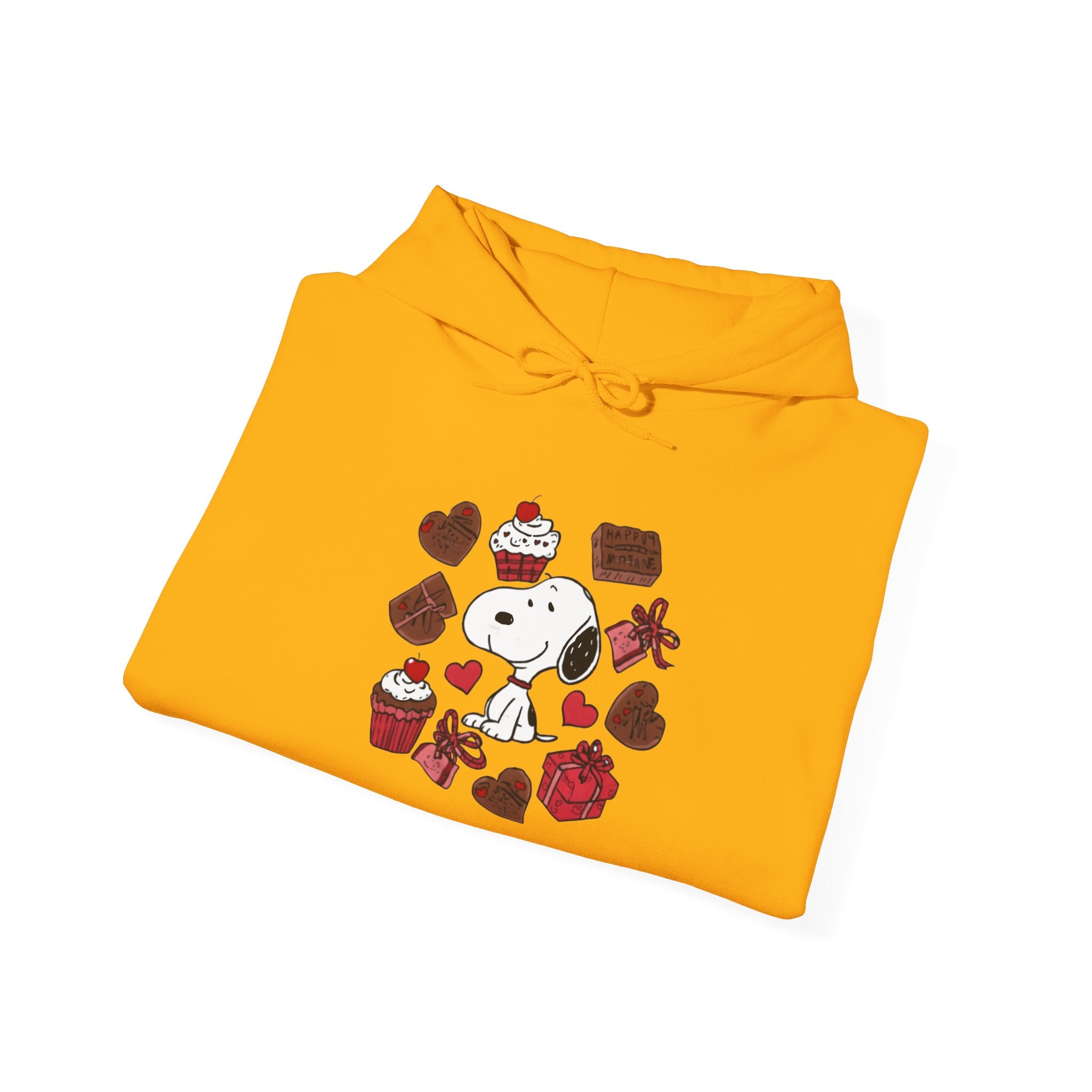 Snoopy Valentine Heart Hoodie | Cute Chocolate Cupcake Love Design