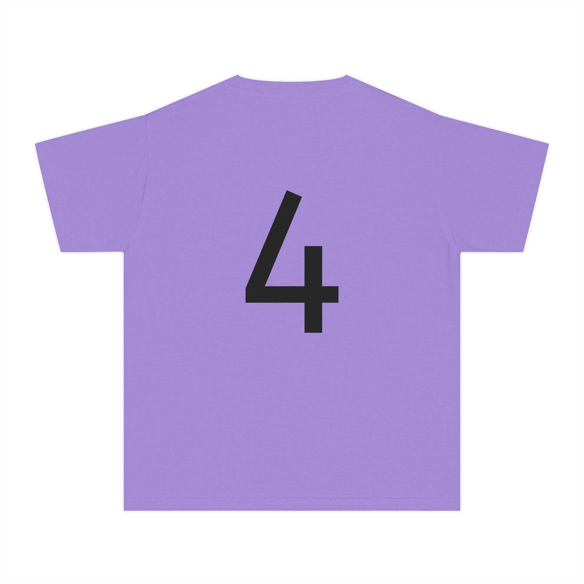 Birthday Girl Tee — Kids 4th Birthday Shirt with Pink Balloon Back Design