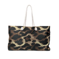 Leopard Print Weekender Bag — Chic Animal Print Travel Tote