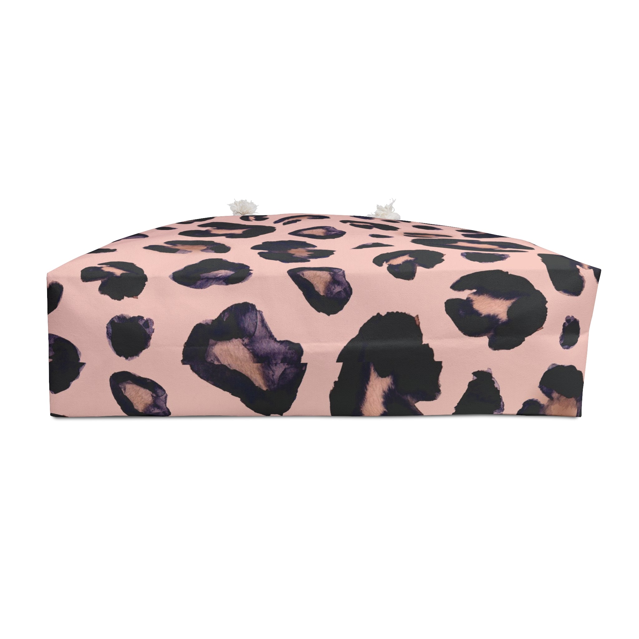 Pink Leopard Print Weekender Bag — Chic Animal Print Travel Tote