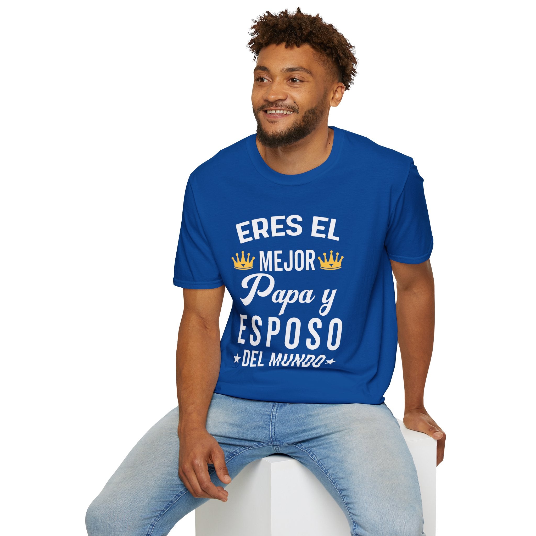 T-Shirt "Eres el Mejor Papa y Esposo del Mundo" – Regalo Día del Padre en Español