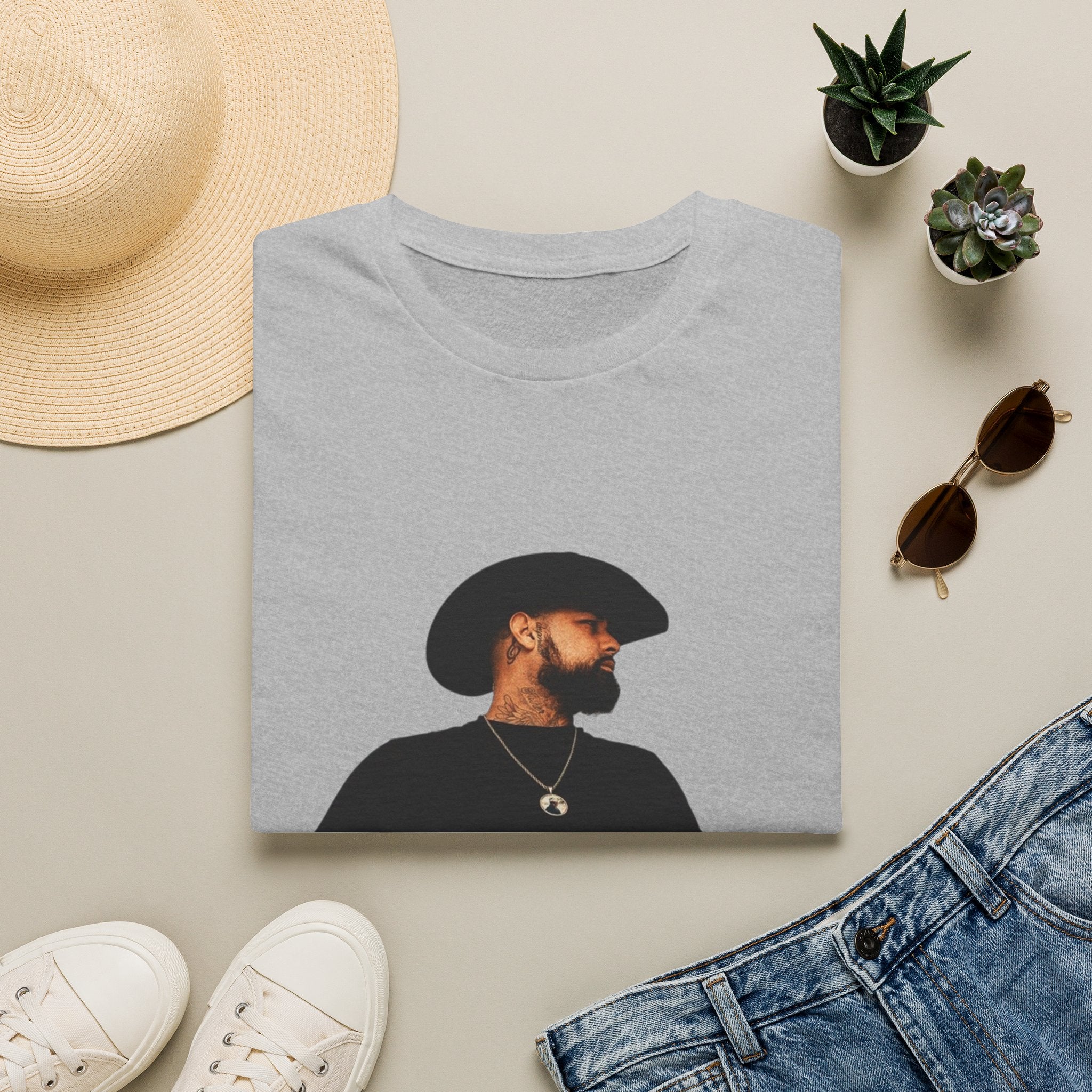 Cowboy Portrait T‑Shirt — Minimal Western Portrait Tee