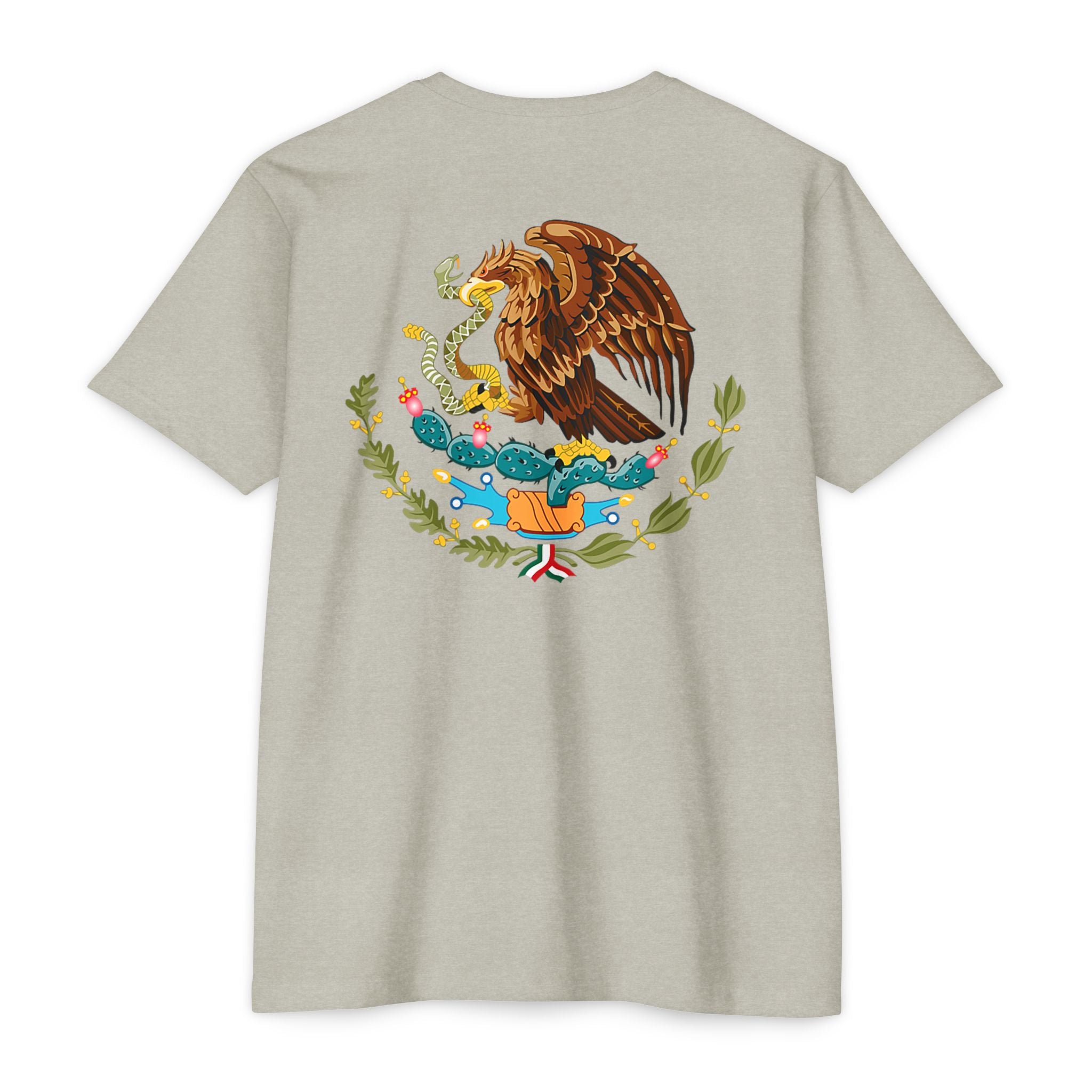 Mexico Flag T-Shirt — Mexican Eagle Emblem Tee