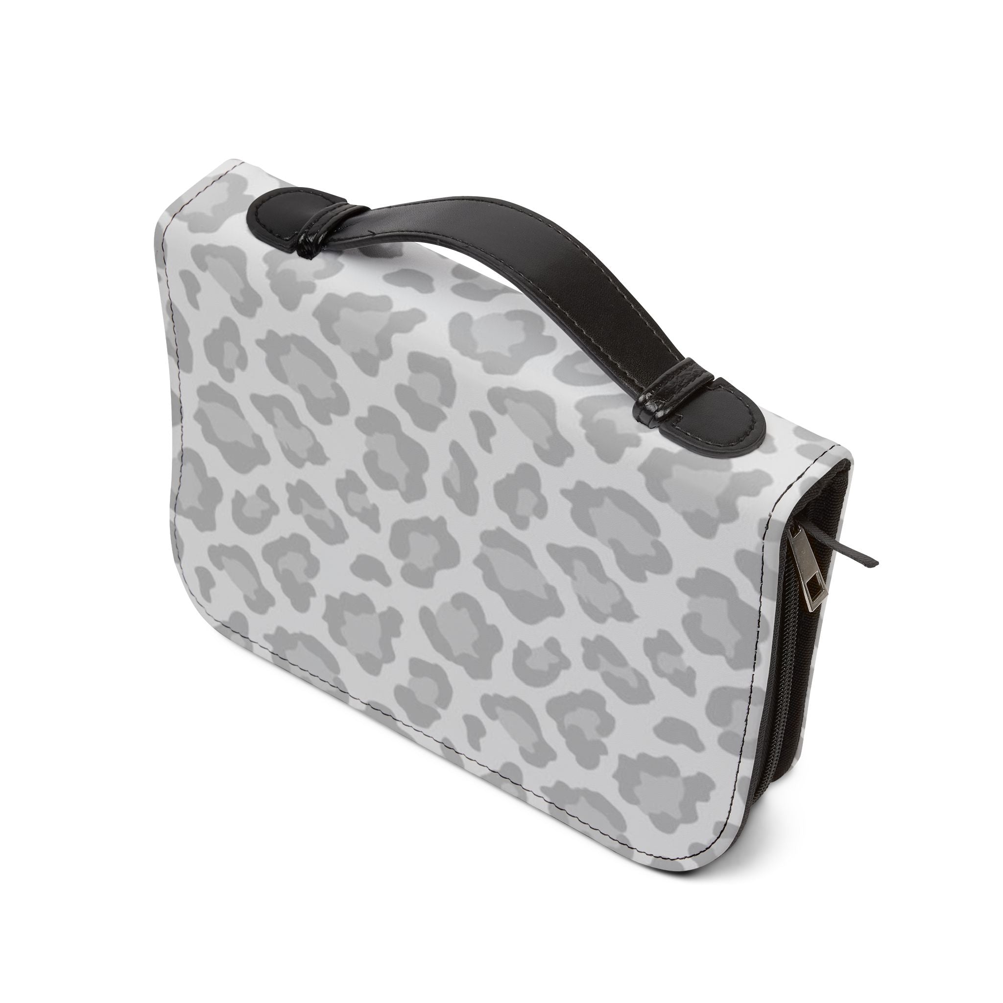 Bible Cover — Minimal Black Heart Zippered Bible Cover