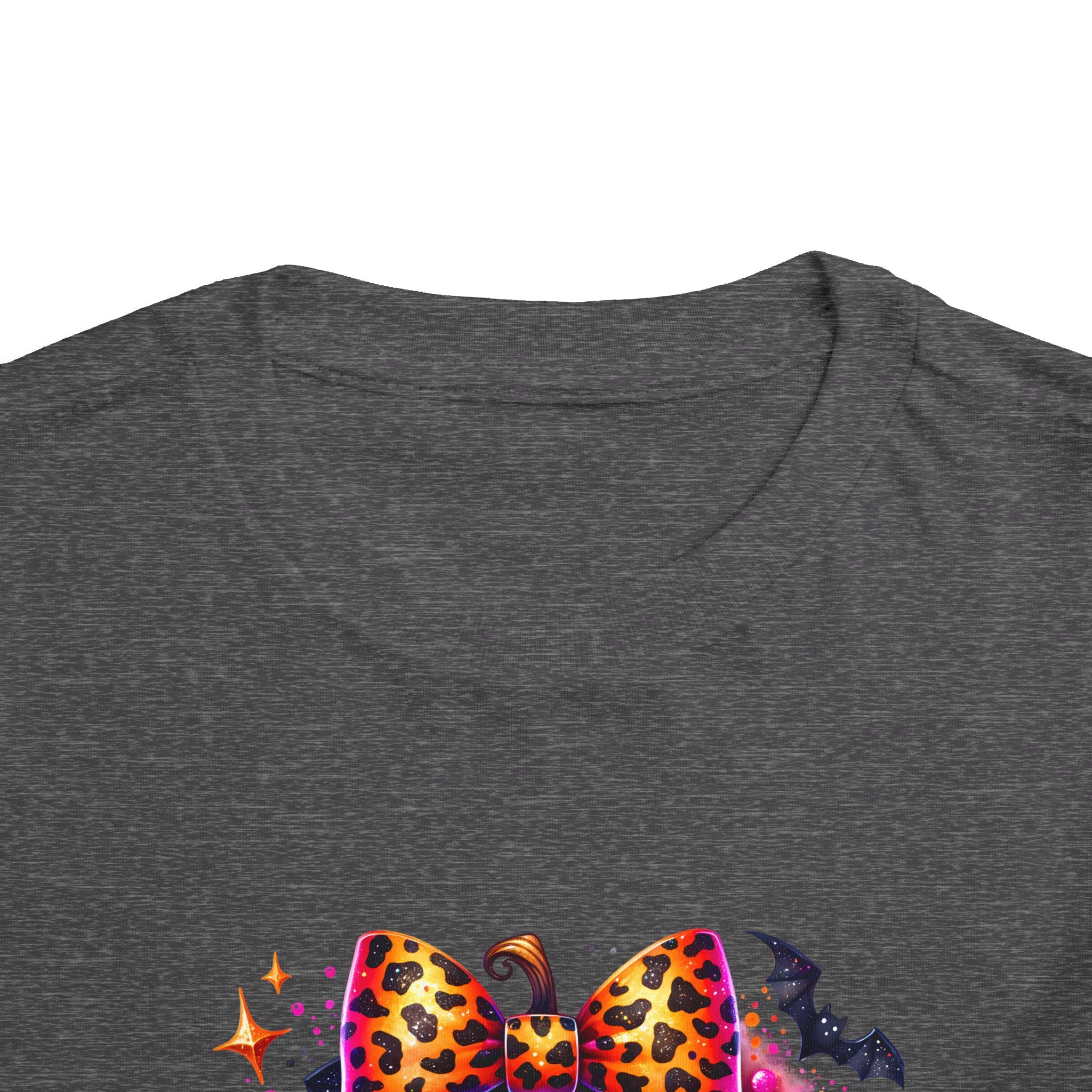 Toddler Tee — "Spooky Season" Pumpkin Bow Halloween Shirt