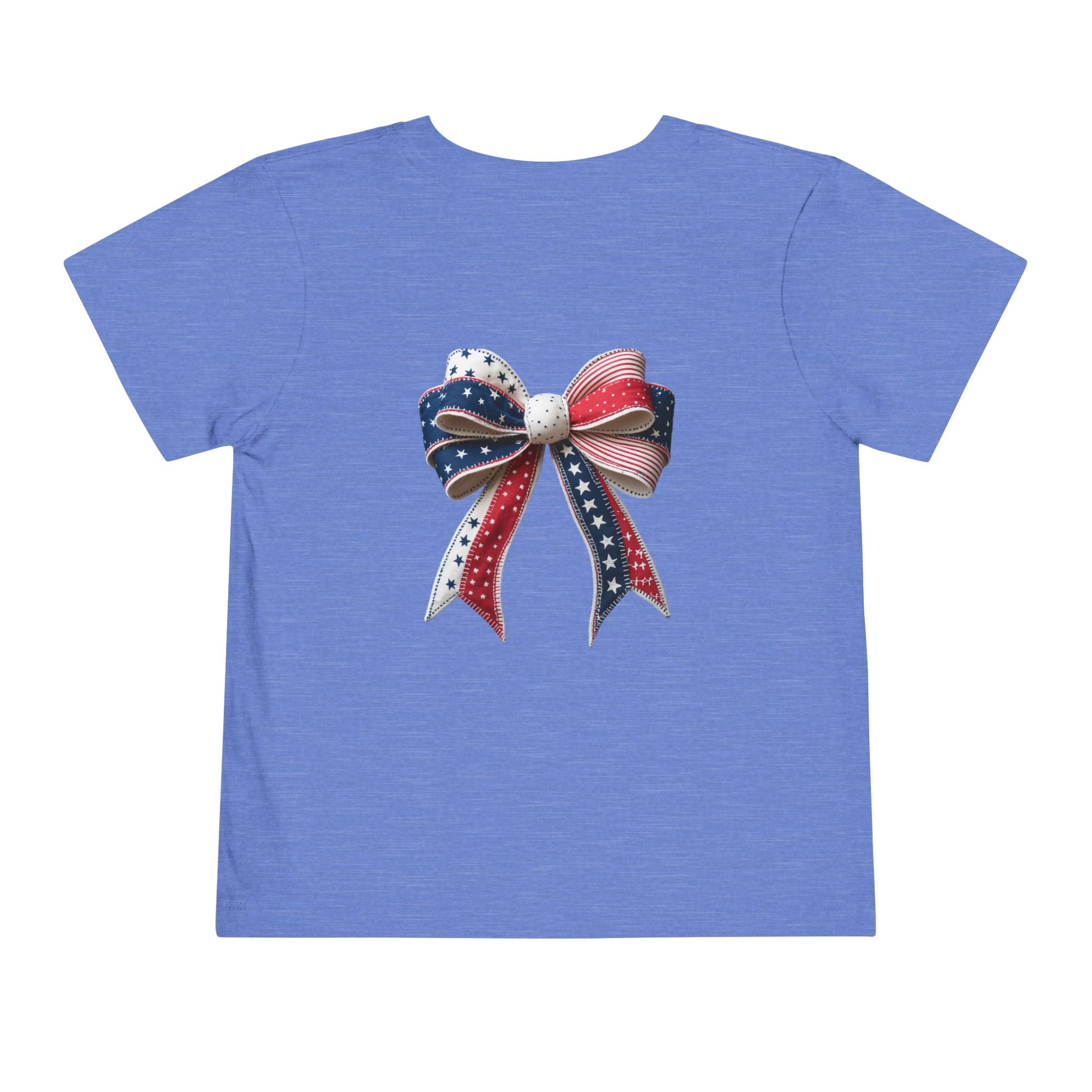 Toddler Tee - "Stay Spangled Sassy" Patriotic Bow 4th of July Shirt
