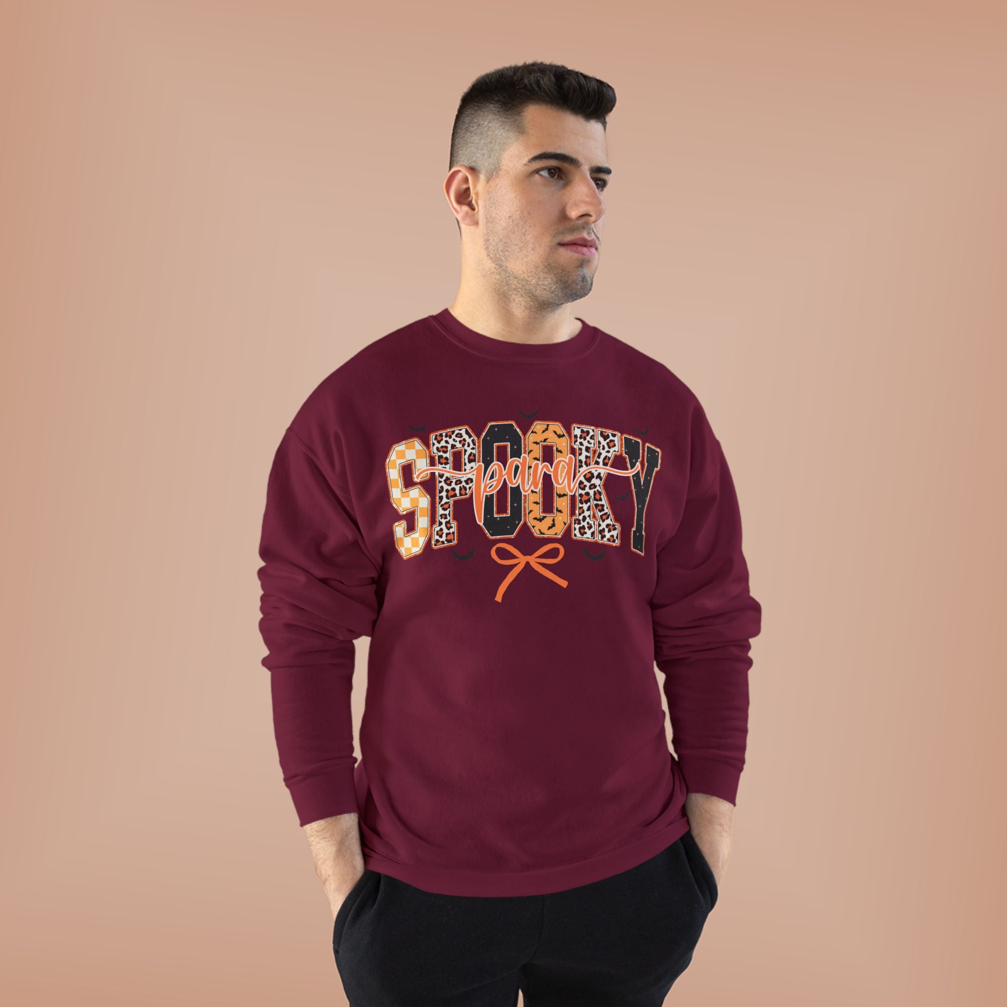 Spooky Leopard Halloween Crewneck Sweatshirt