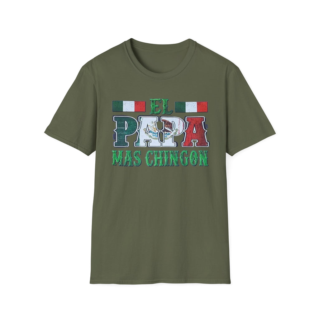 El Papá Más Chingón T-Shirt – Mexican Flag Father's Day Tee
