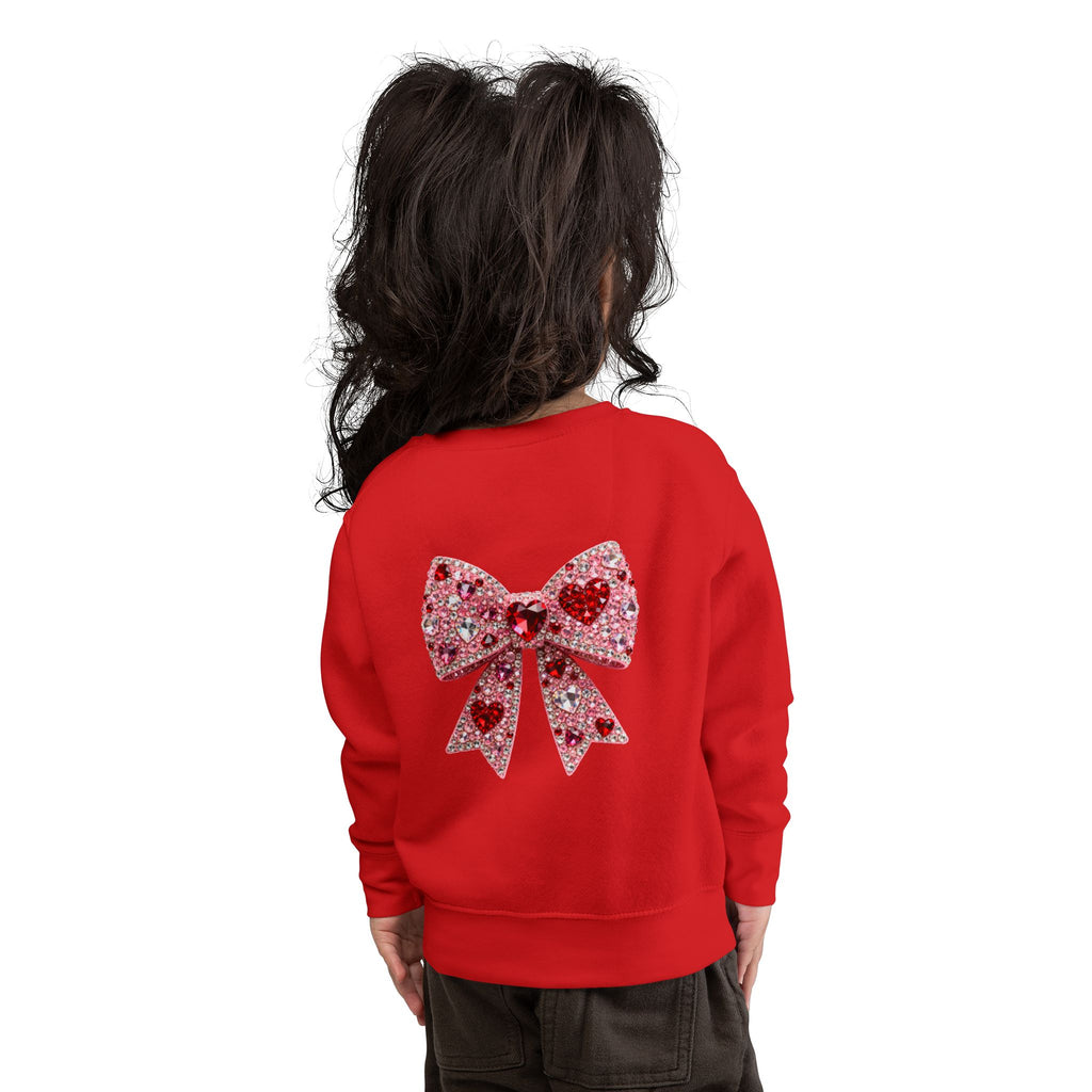 Toddler Sweatshirt — Pink Heart Huntrix