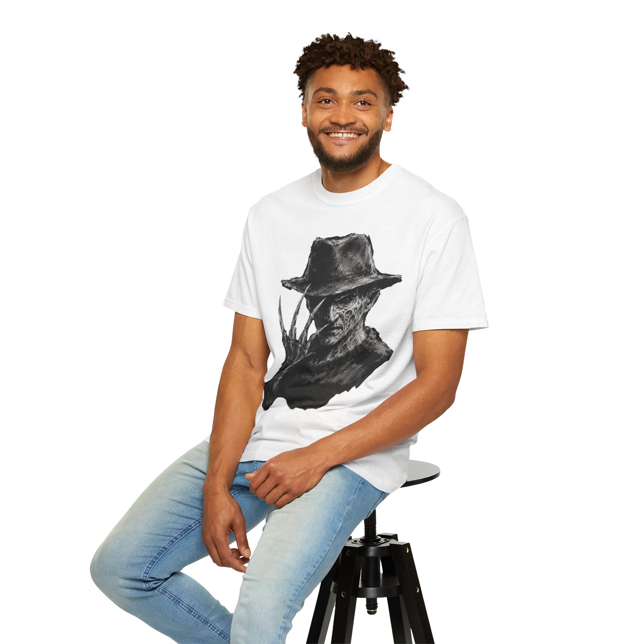 Portrait T-Shirt — Vintage Horror Graphic Tee