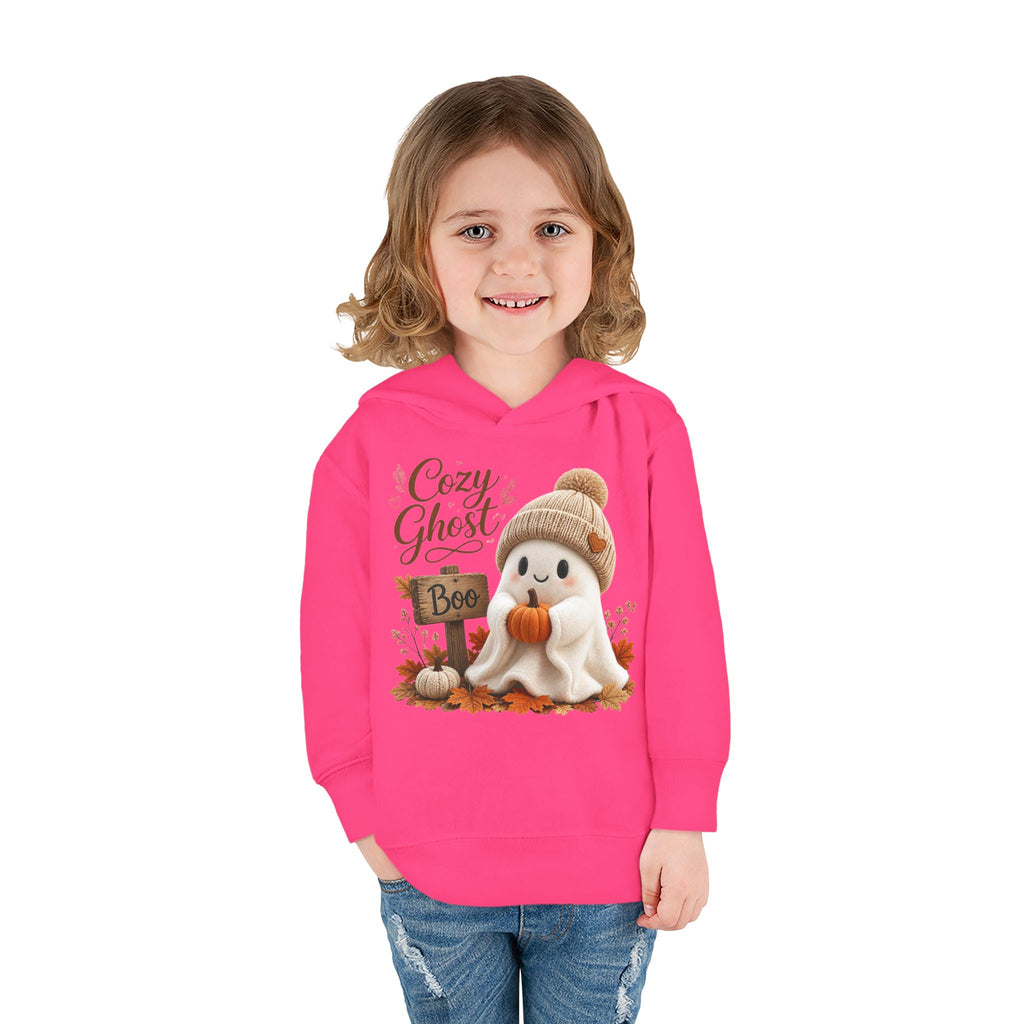Toddler Hoodie – 'Cozy Ghost' Fall Halloween Pullover