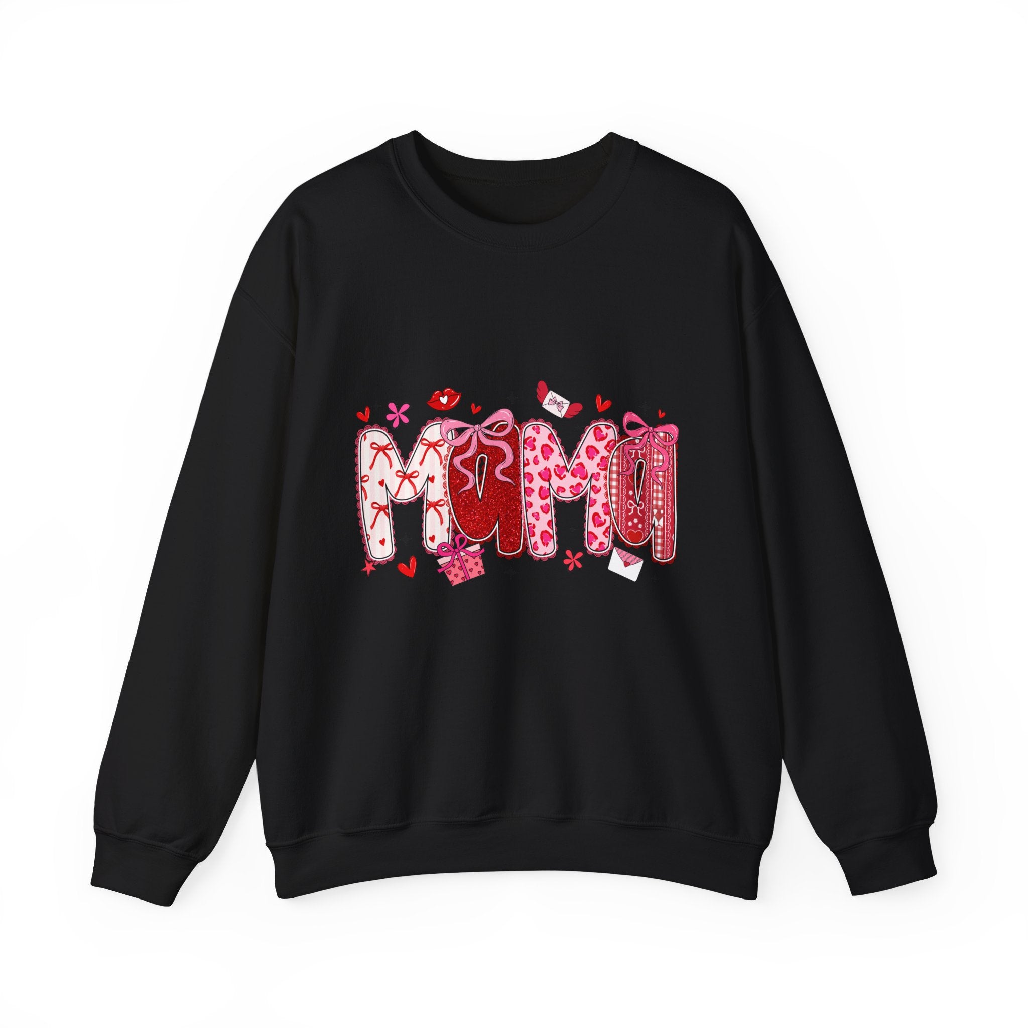 Heart Graphic Sweatshirt - Cute Valentine’s Day