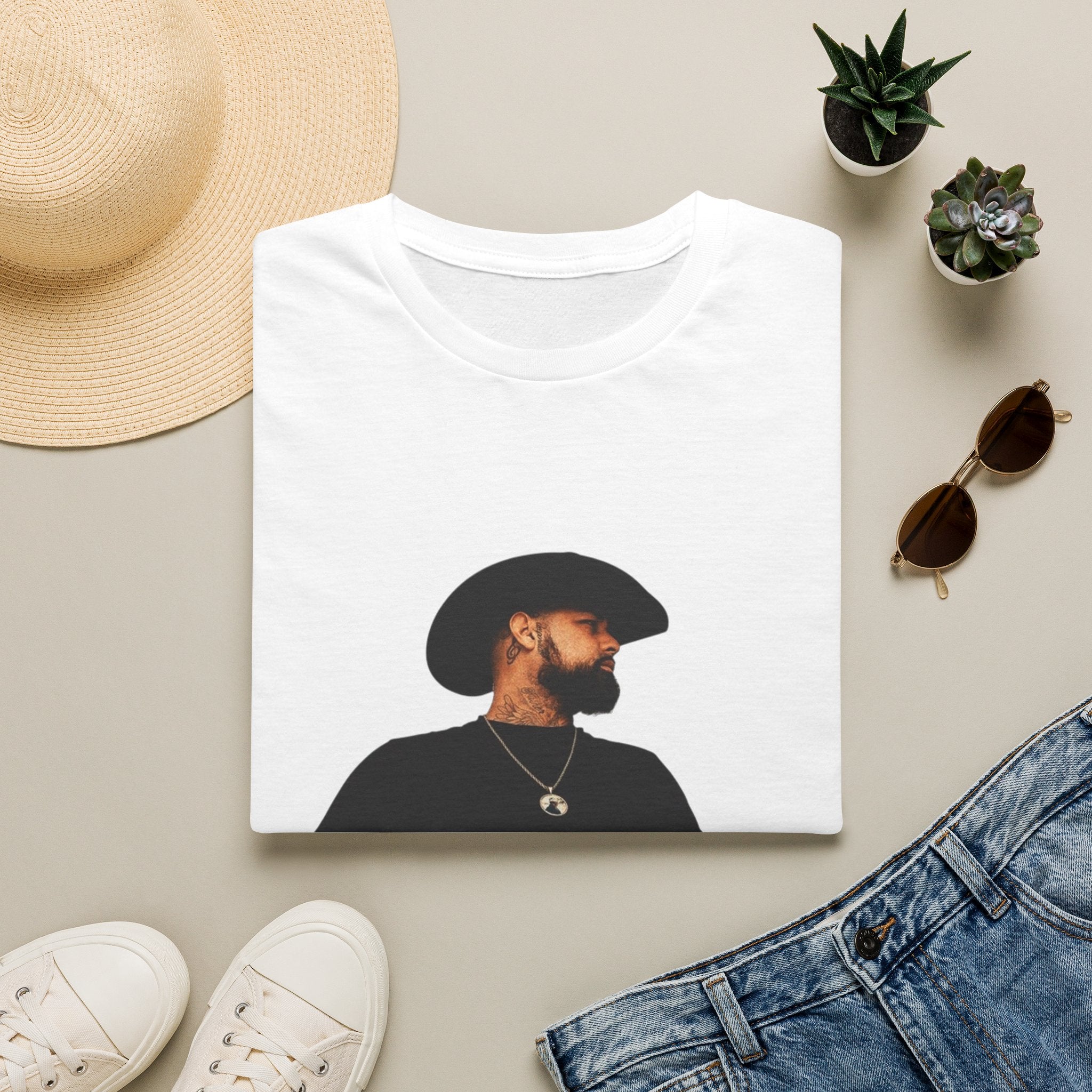 Cowboy Portrait T‑Shirt — Minimal Western Portrait Tee