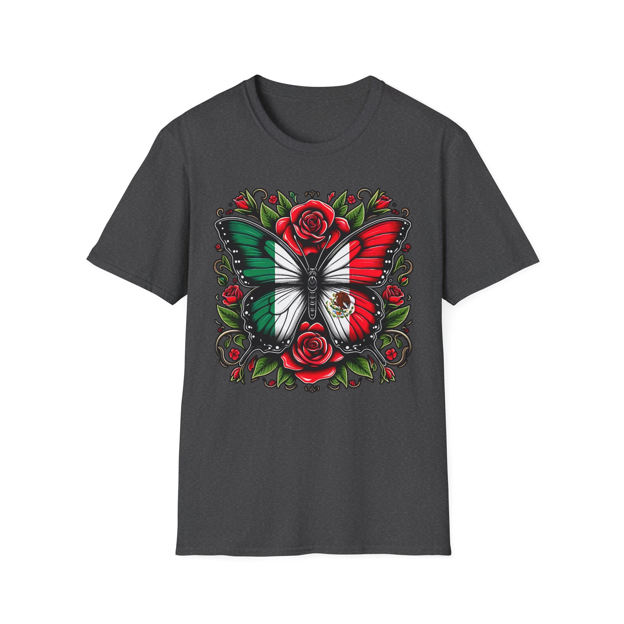 Mexican Flag Butterfly T-Shirt — Rose & Eagle Graphic Tee
