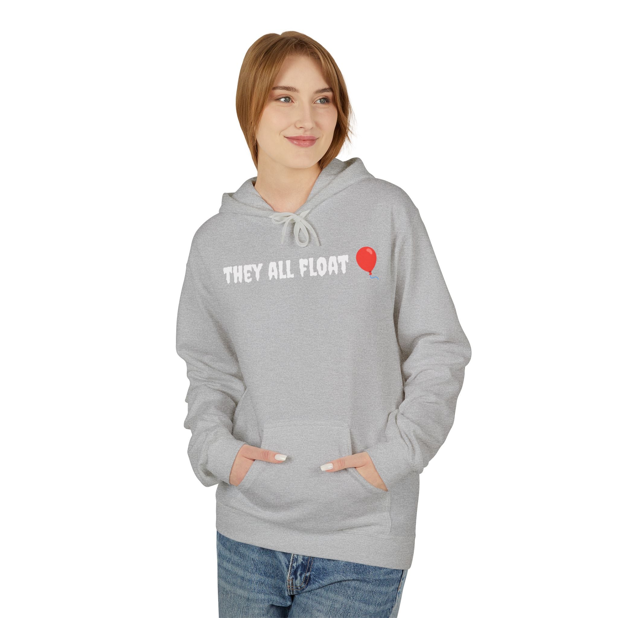 Horror Clown Girl Hoodie – Dark Balloon Graphic Pullover