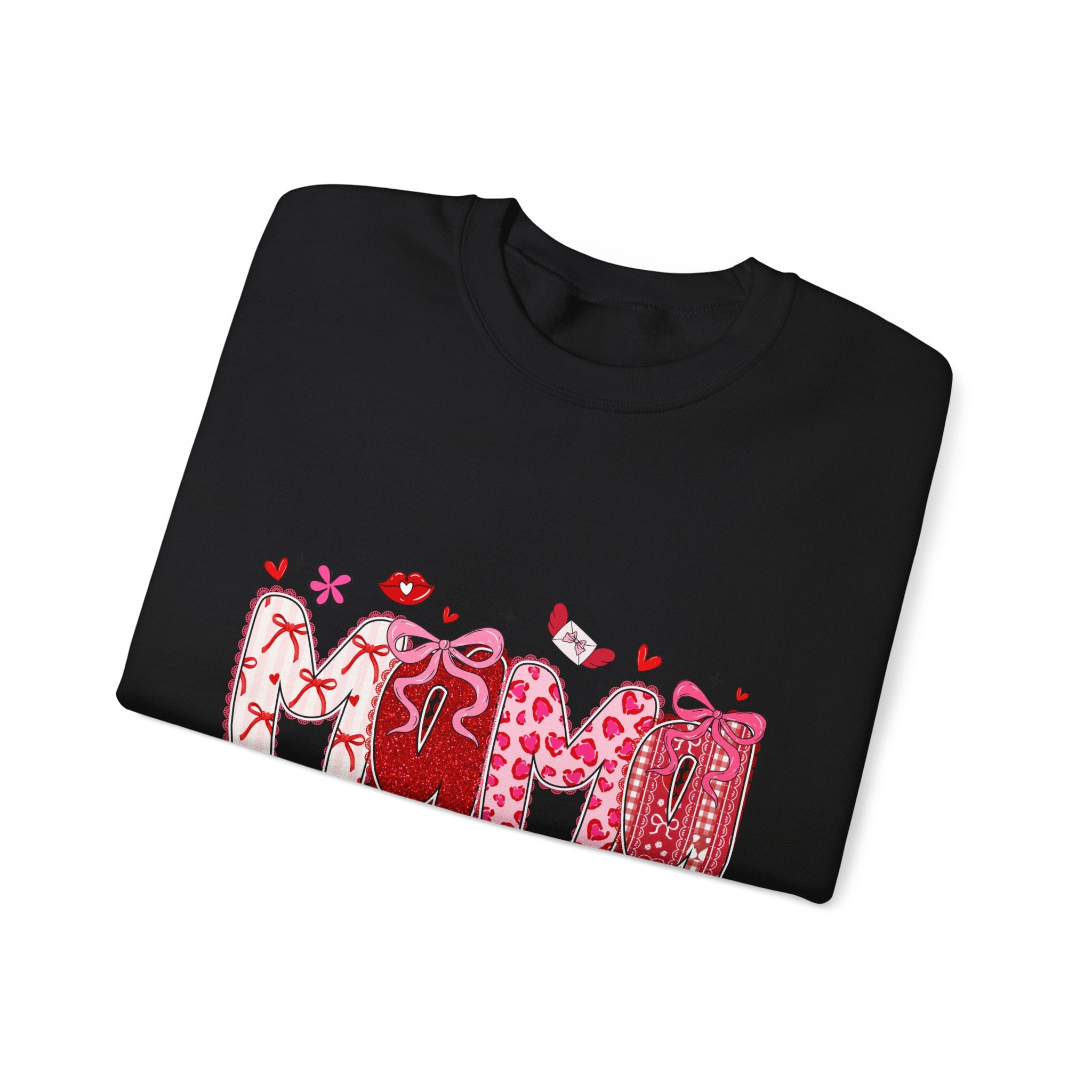 Heart Graphic Sweatshirt - Cute Valentine’s Day