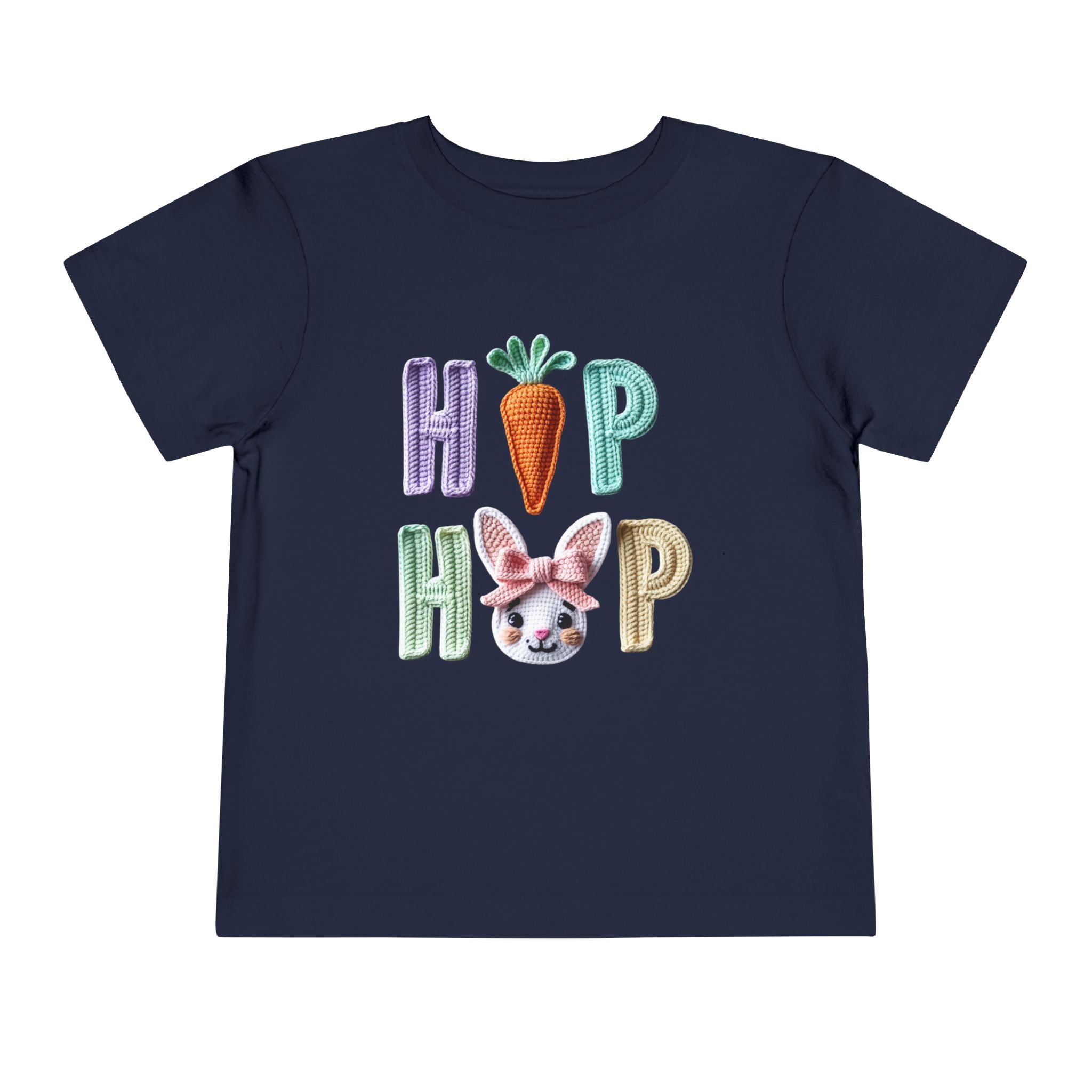 Hip Hop Easter Toddler Tee — Cute Bunny & Carrot Kids Shirt