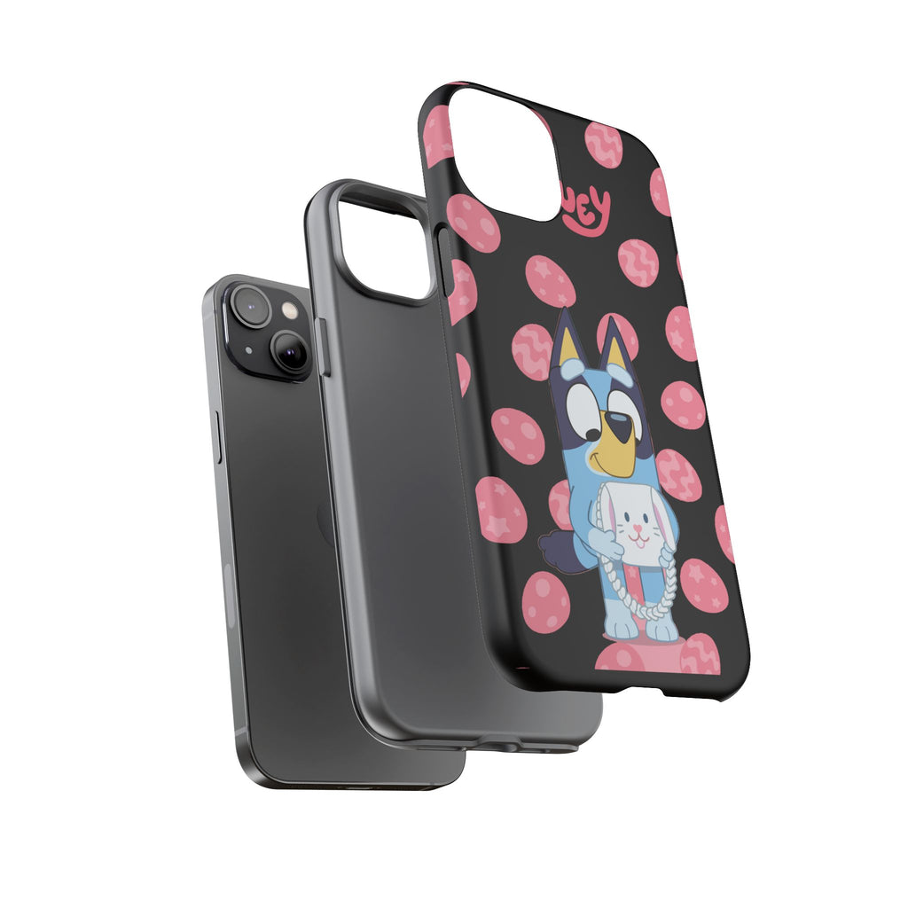 Bluey Holding Bunny phone case | Cute cartoon character phone case