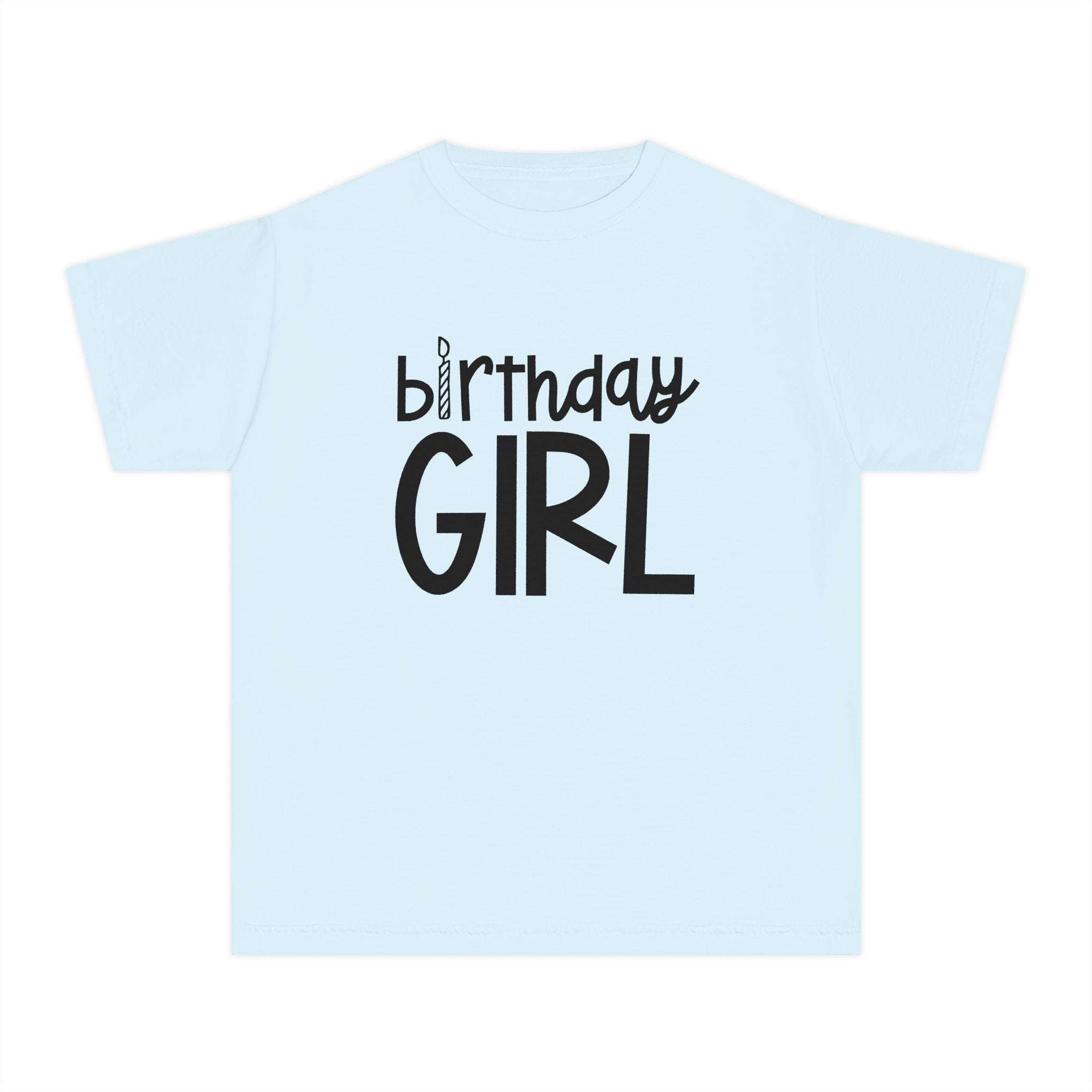 Birthday Girl Tee — Kids 4th Birthday Shirt with Pink Balloon Back Design