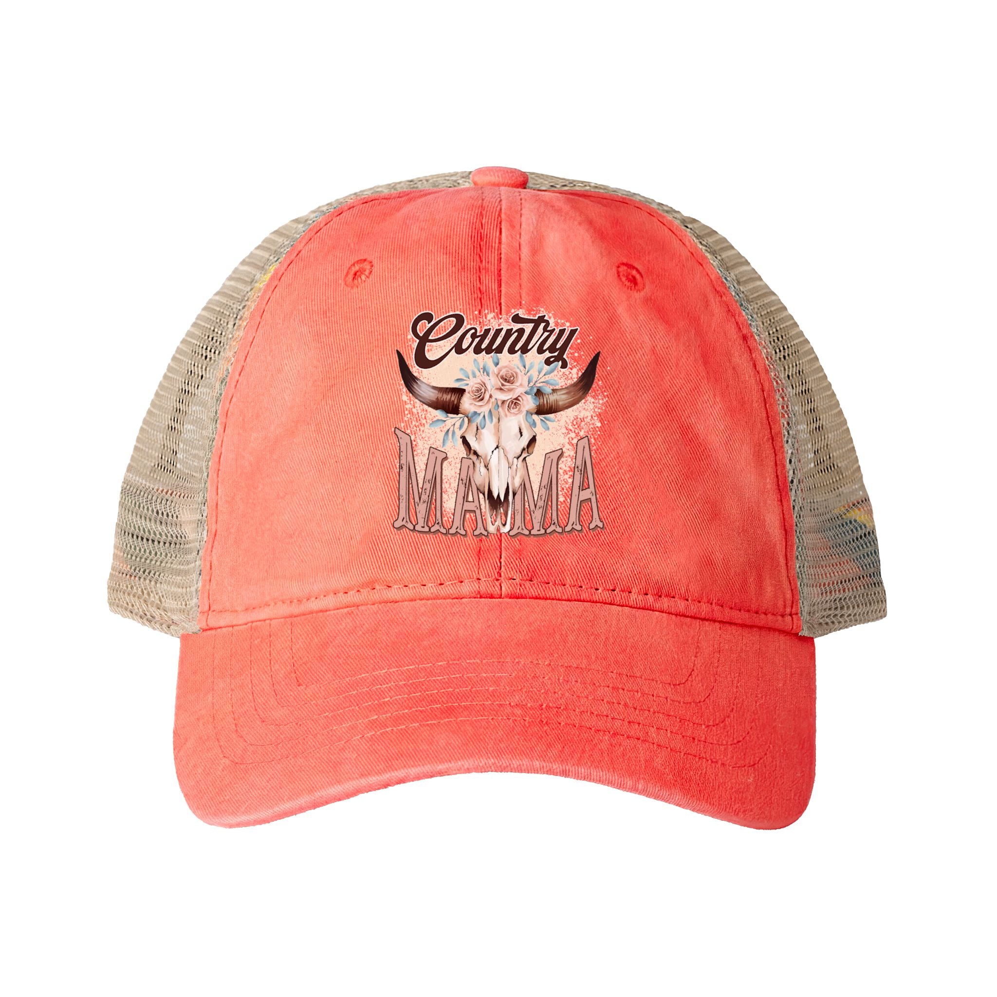 Women's Washed Mesh-Back Cap
