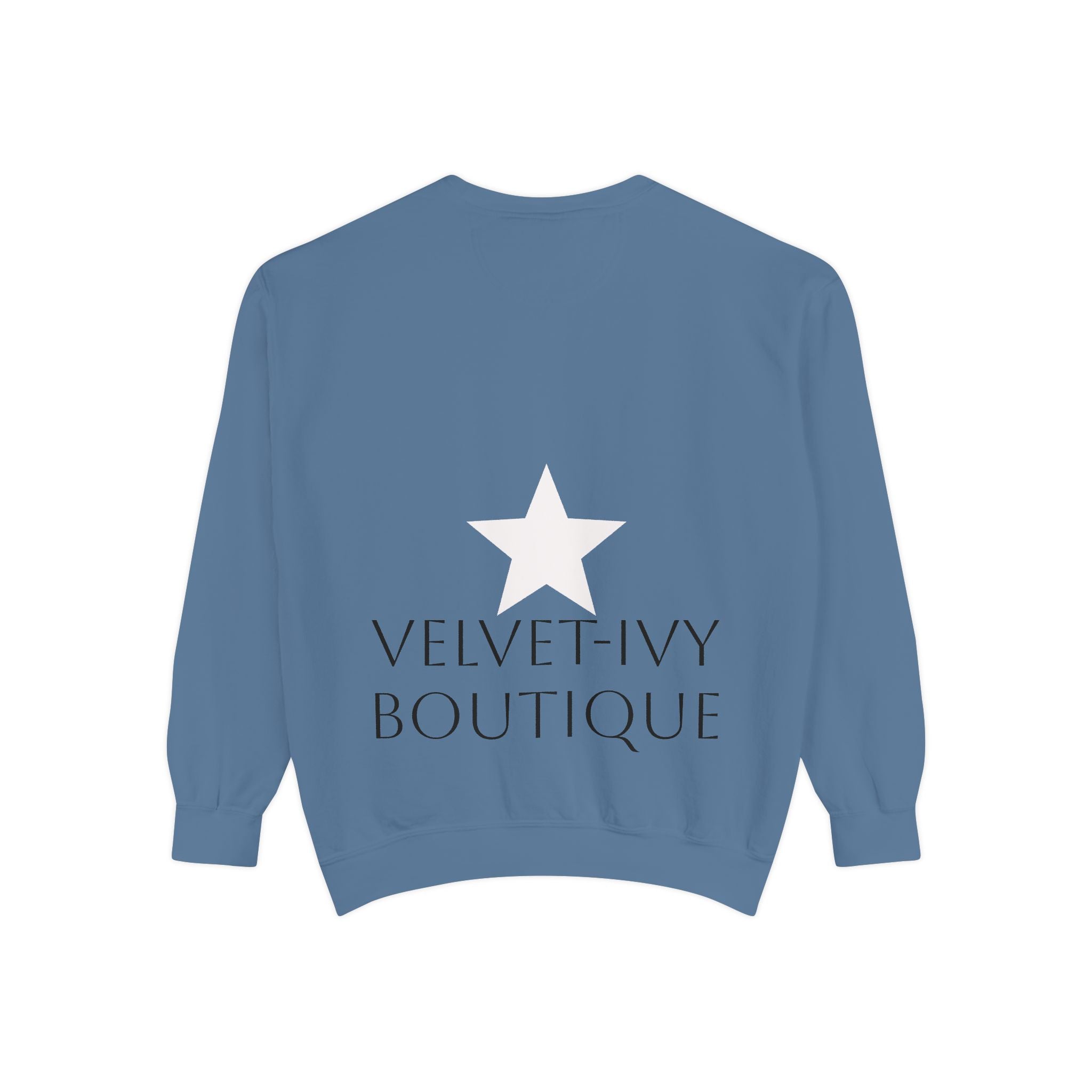 Red Stars New Day Sweatshirt | 'do good' Typography Crewneck