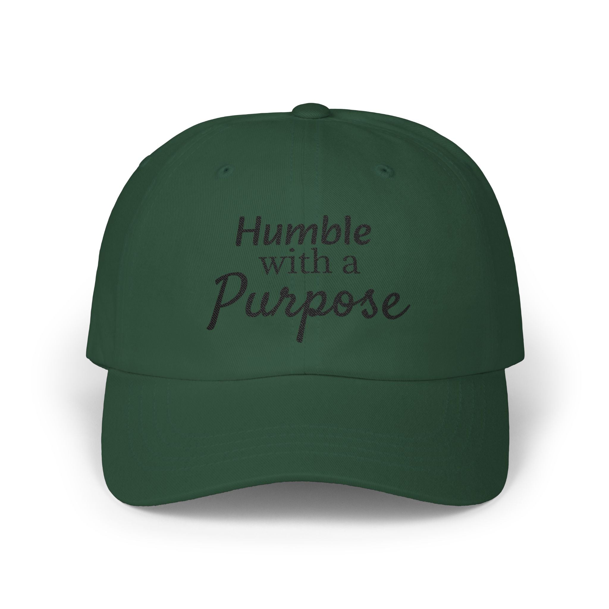 Dad Cap — "Humble with a Purpose" Embroidered Baseball Hat
