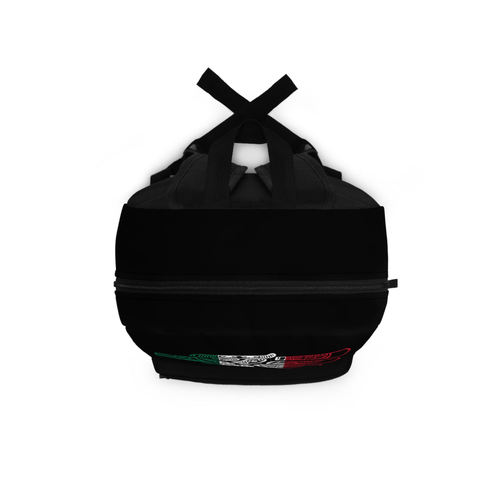 Mexico Pride Backpack — Aztec Eagle & Flag Graphic School Bag