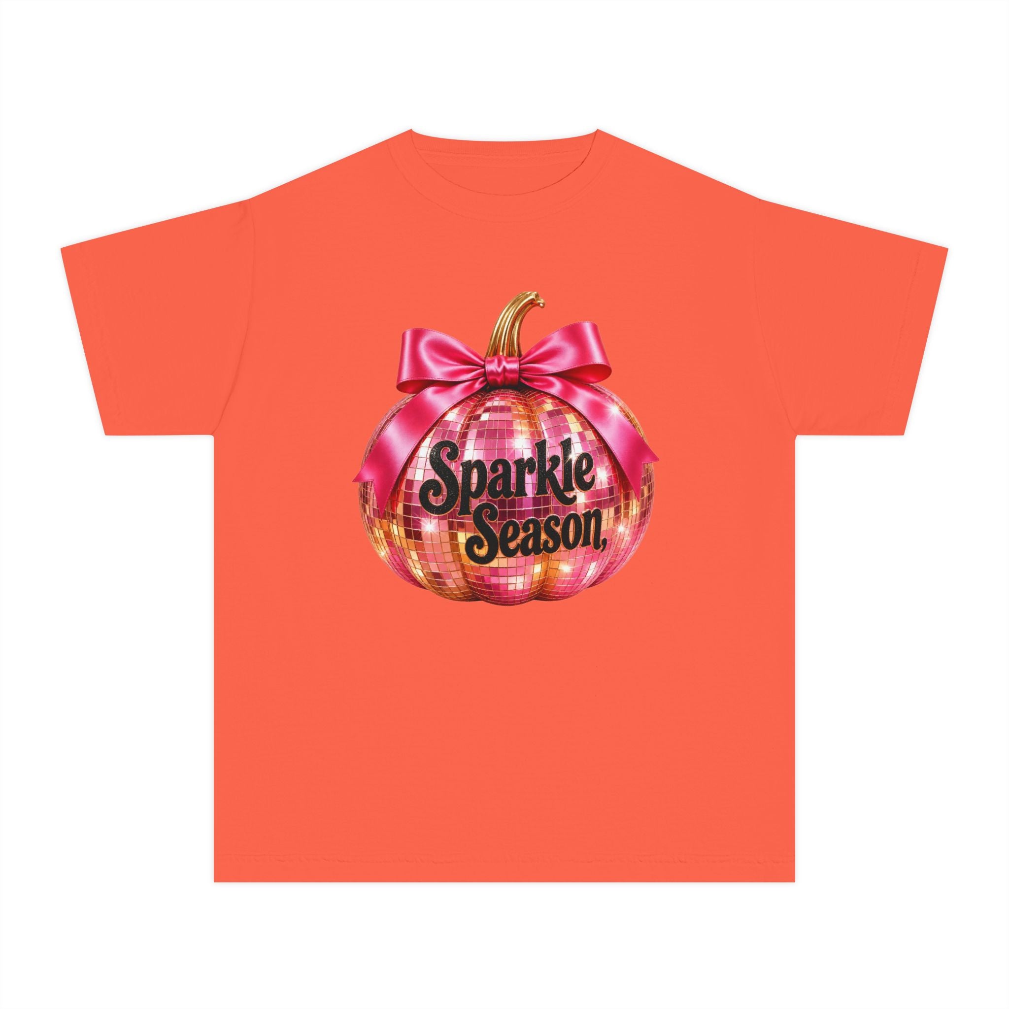 Sparkle Season Pumpkin Youth T‑Shirt