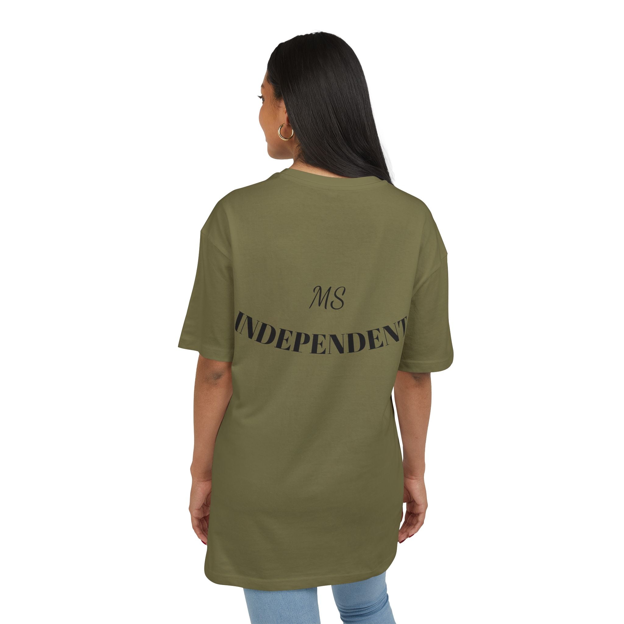 Ms Independent Oversize Tee — Graphic Statement T‑Shirt