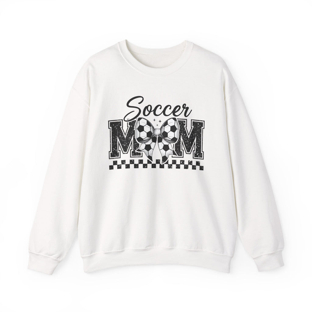 Soccer Mom Crewneck Sweatshirt — Vintage Soccer Ball Design