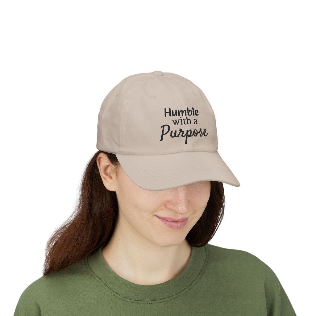 Dad Cap — "Humble with a Purpose" Embroidered Baseball Hat
