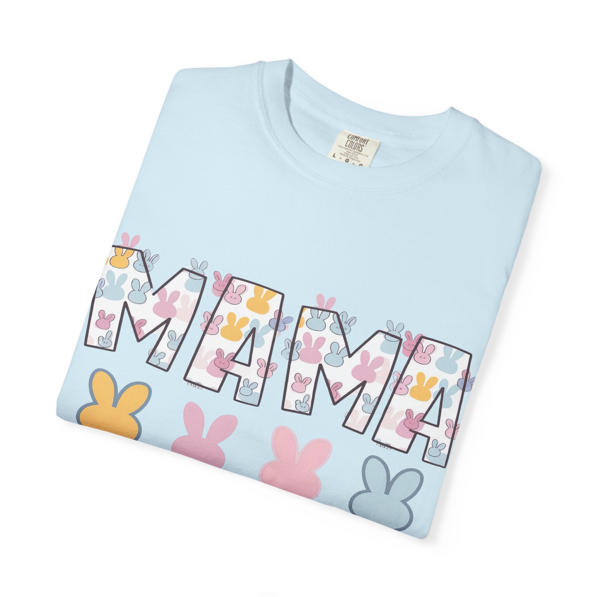 Mama Floral Peep Tee — Easter Bunny Pastel Mother's Day T-Shirt