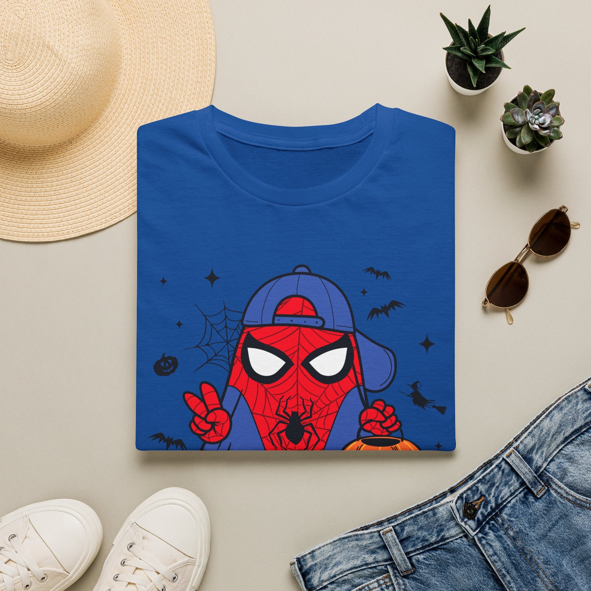 Spidey Trick-or-Treat T-Shirt — Cute Halloween Spider-Man Costume Tee