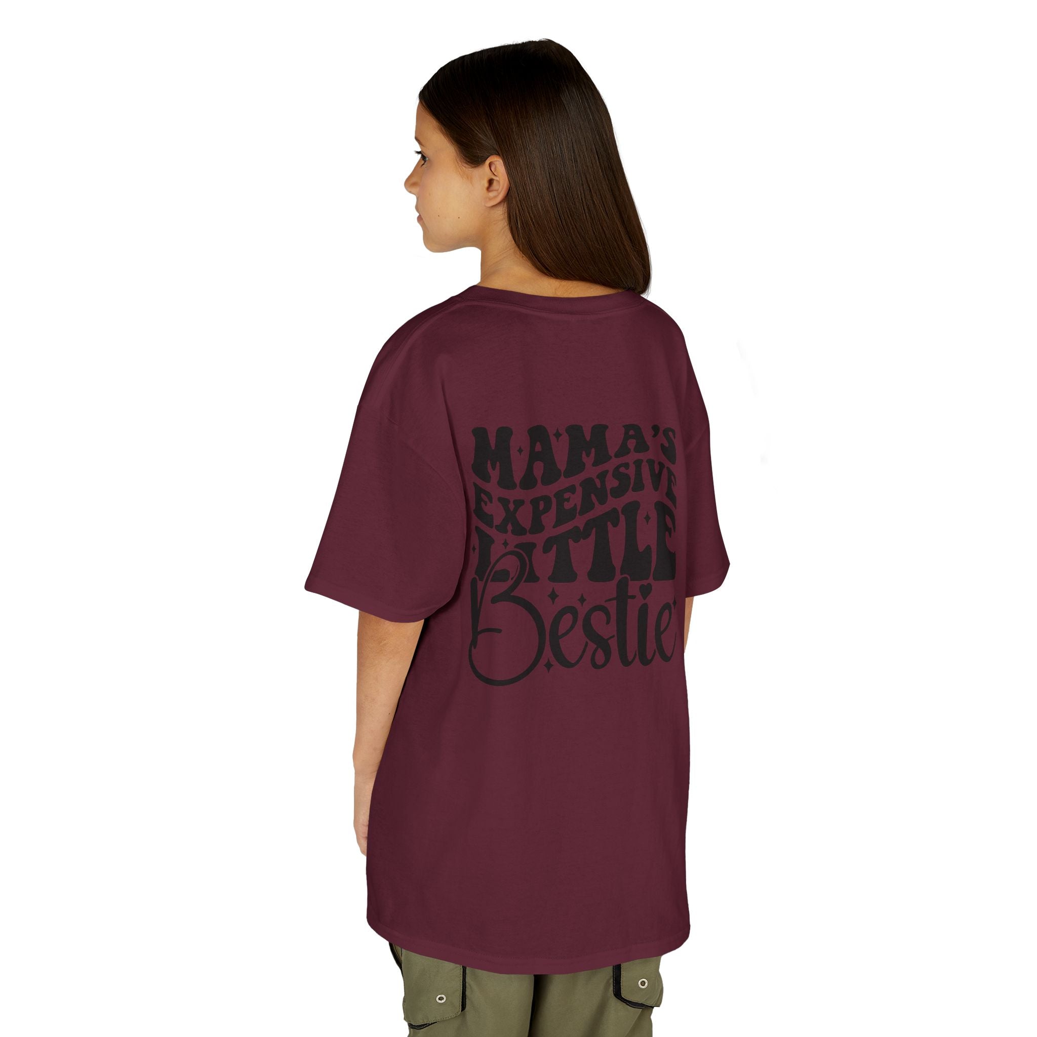Kids Tee — "Mama’s Expensive Little Bestie" Graphic Shirt