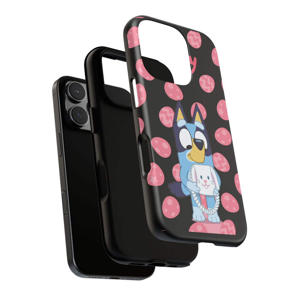 Bluey Holding Bunny phone case | Cute cartoon character phone case