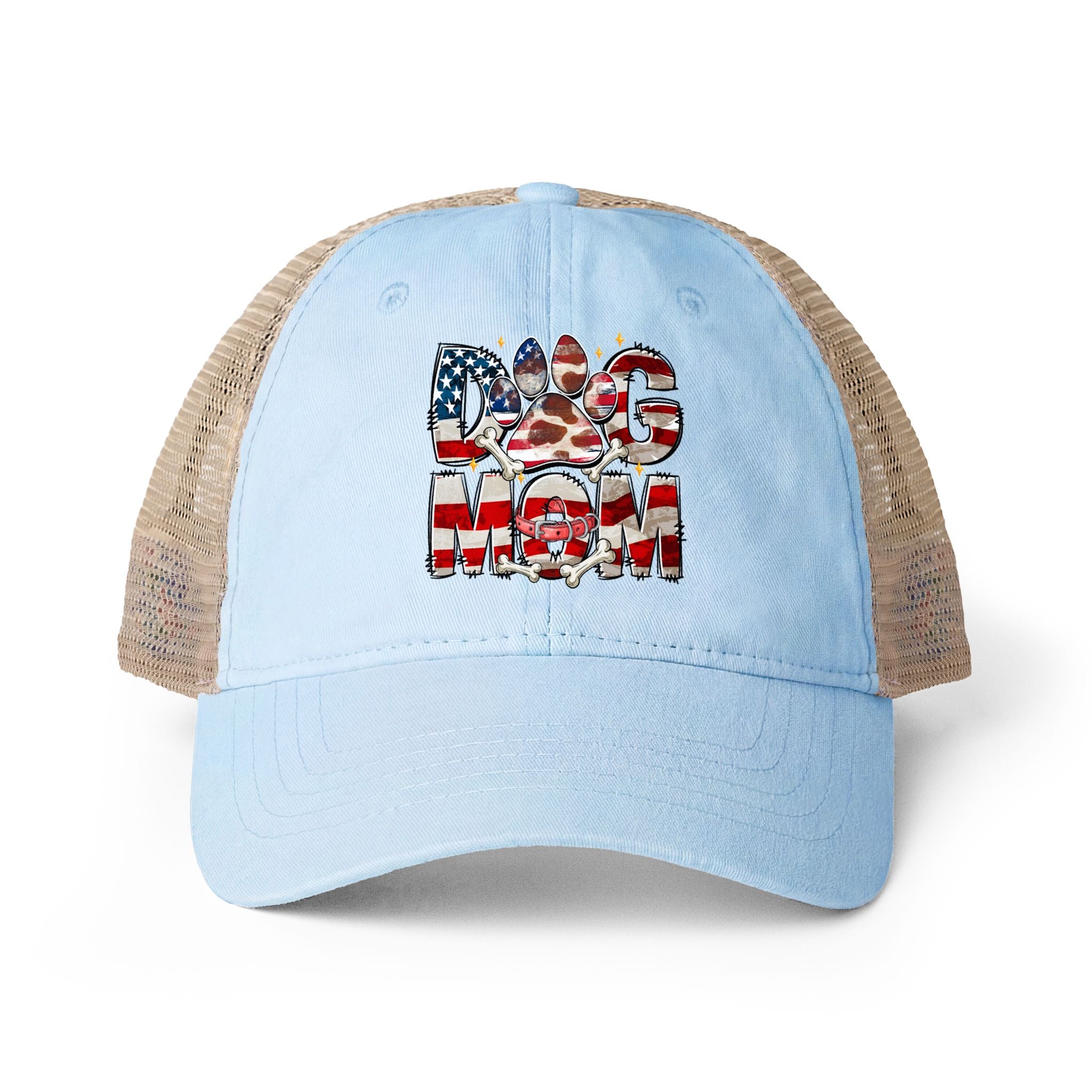 Women's Washed Mesh-Back Cap