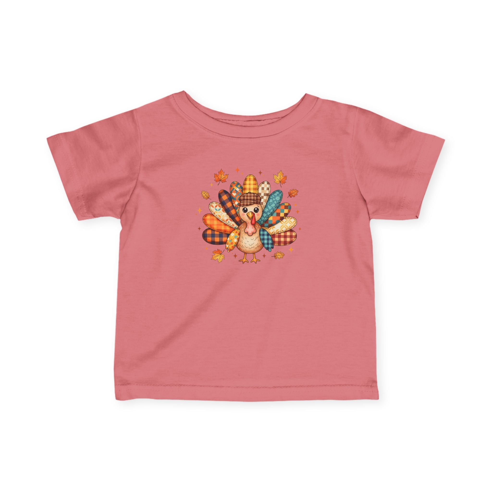 Infant Tee — Cute Thanksgiving Turkey Graphic Baby Shirt