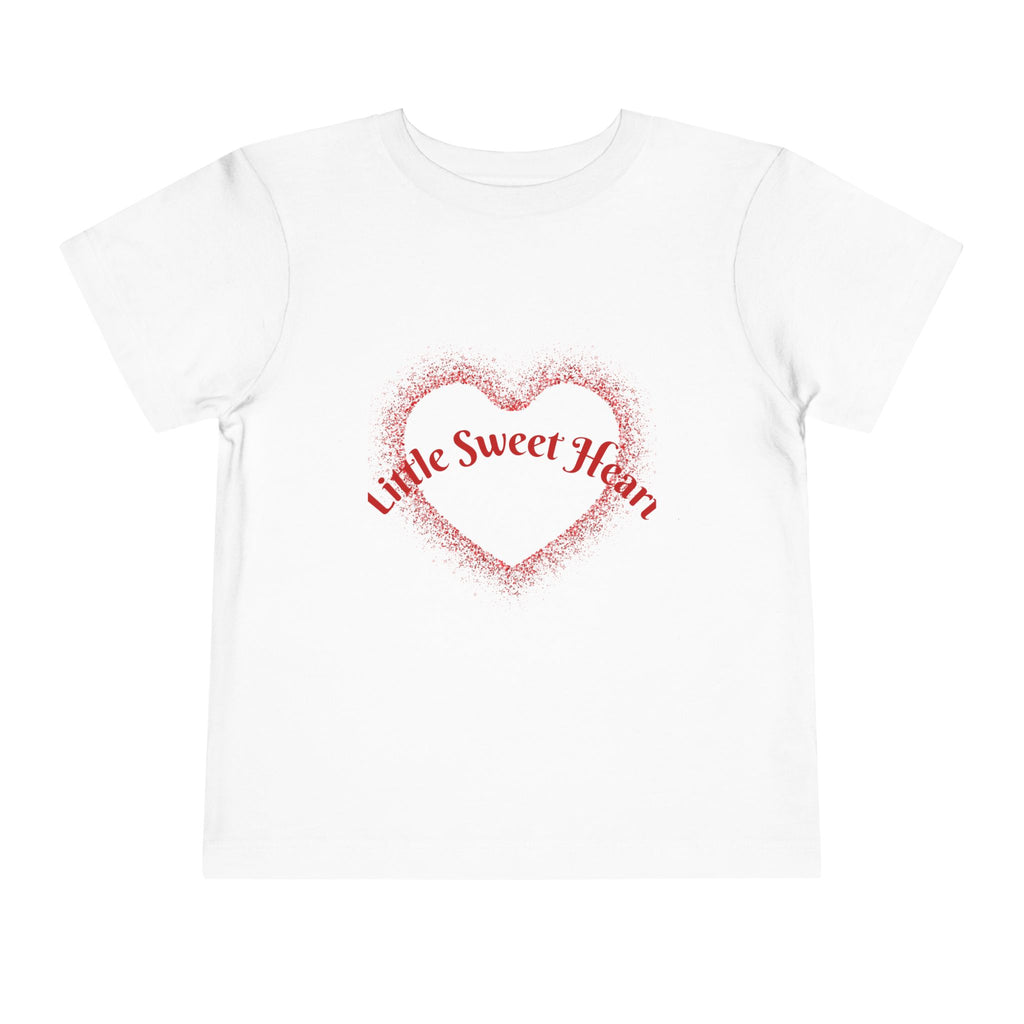 Little Sweet Heart heart design Toddler Tee | Valentine's kids shirt