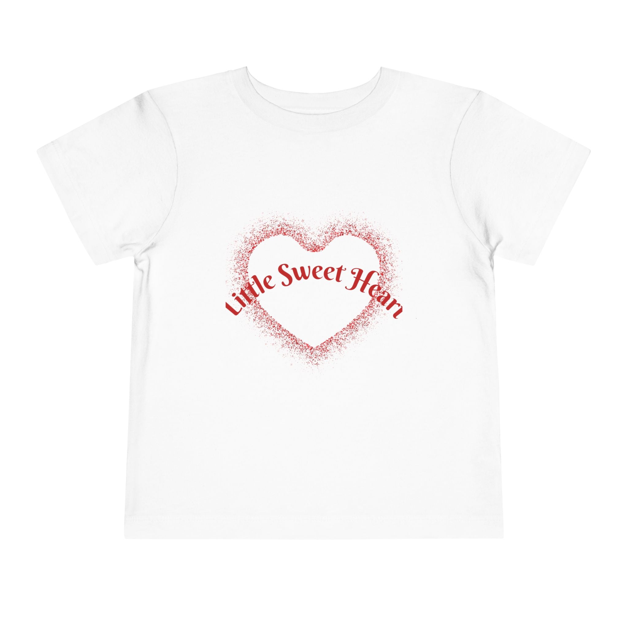 Little Sweet Heart heart design Toddler Tee | Valentine's kids shirt